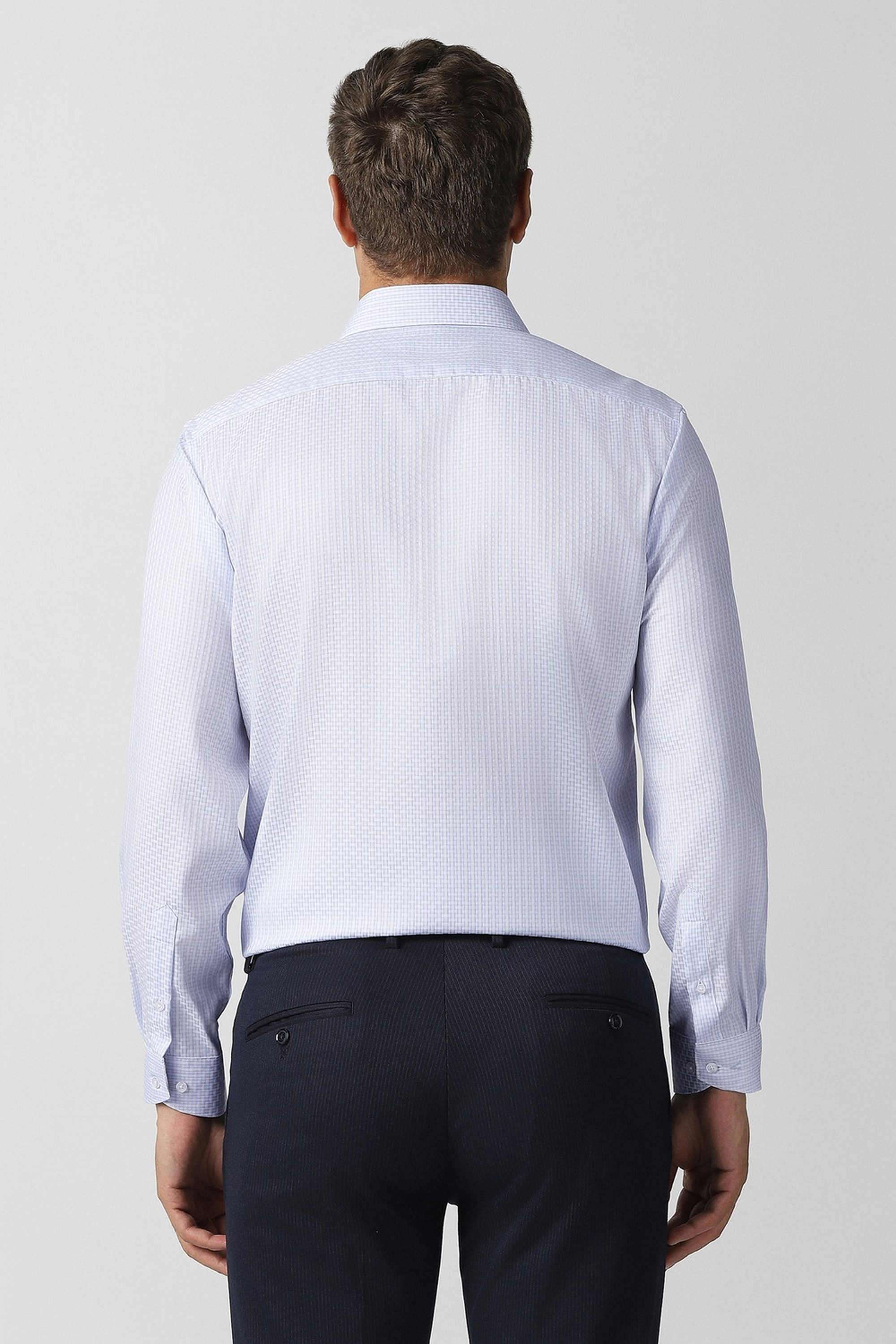 Textured-Cotton-Slim-Fit-Men-s-Formal-Shirt