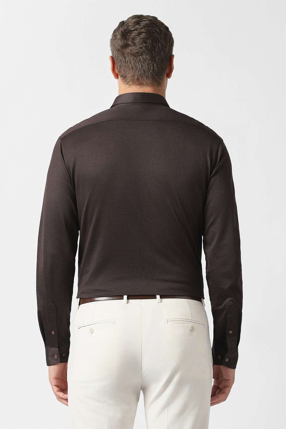 Solid-100--Cotton-Slim-Fit-Men-s-Formal-Shirt