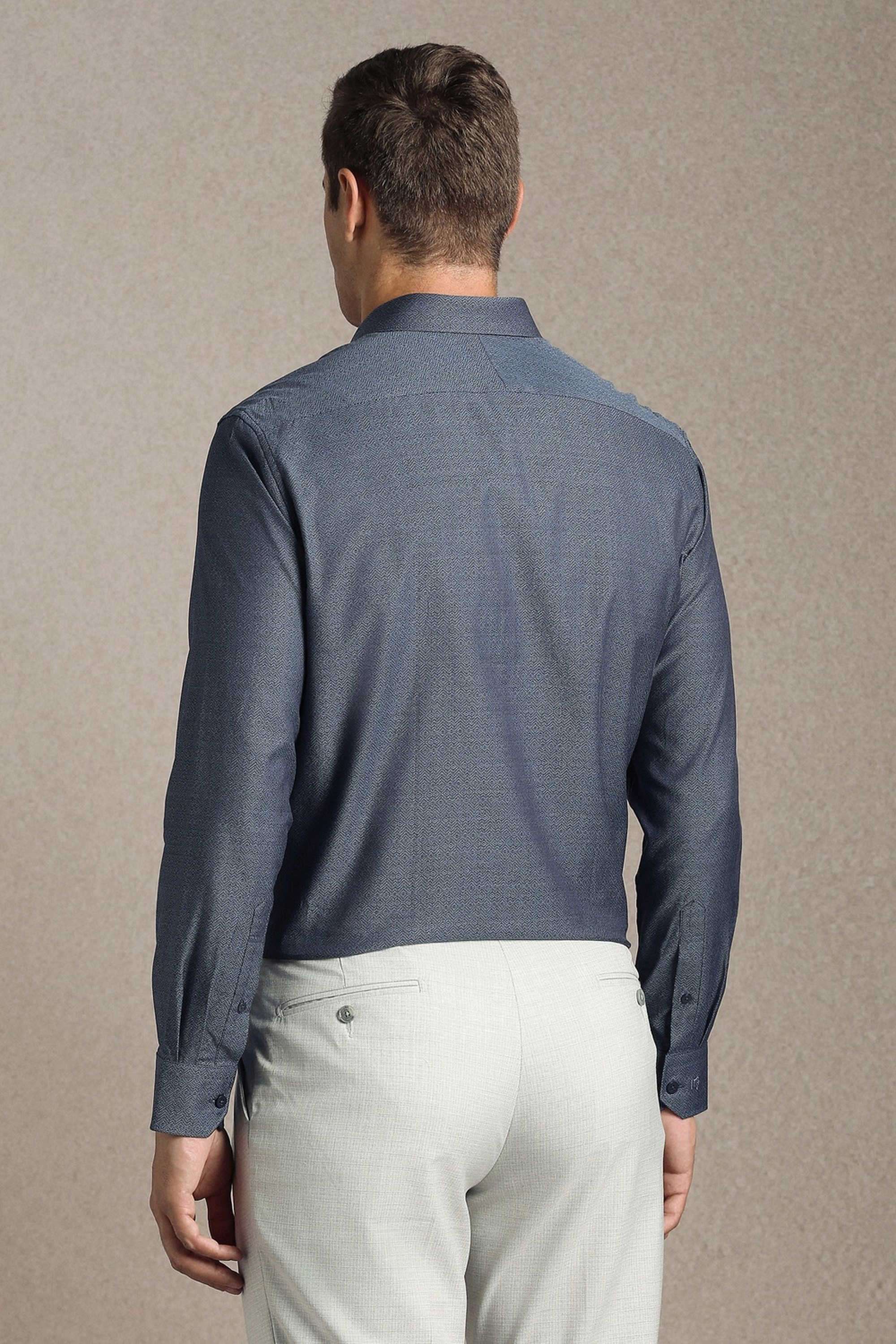 Textured-Cotton-Regular-Fit-Men-Formal-Wear-Shirt