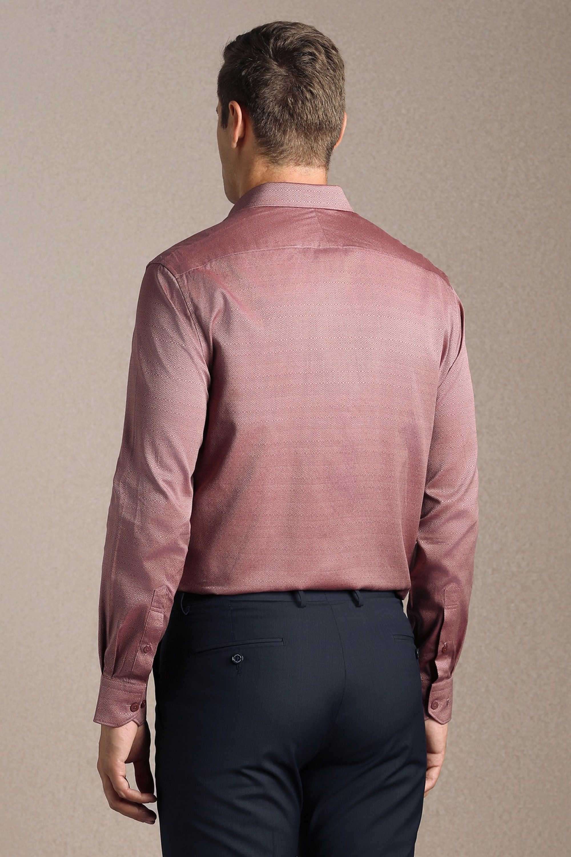 Textured-Cotton-Regular-Fit-Men-Formal-Wear-Shirt