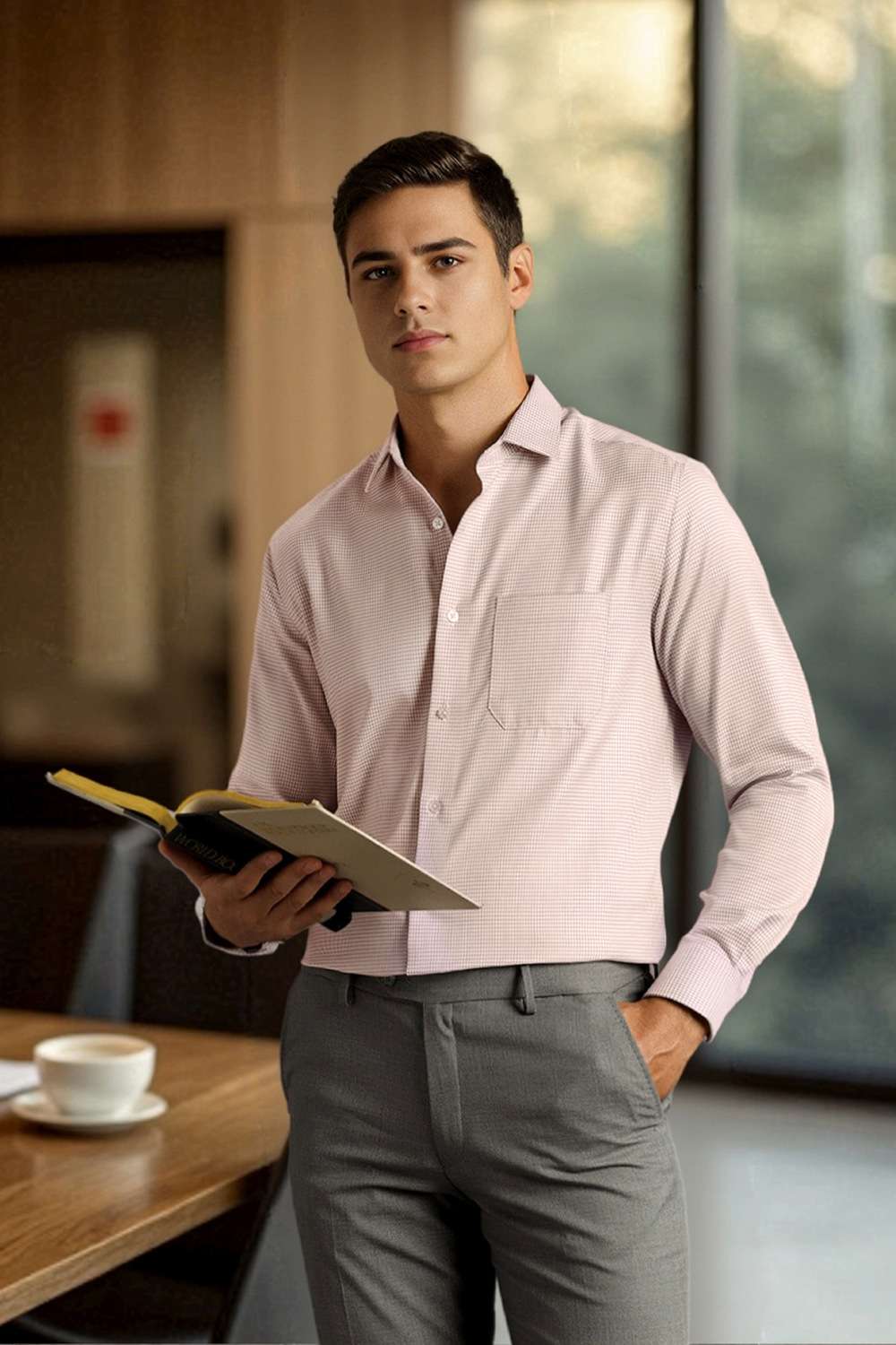 Textured-Cotton-Regular-Fit-Men-s-Formal-Shirt