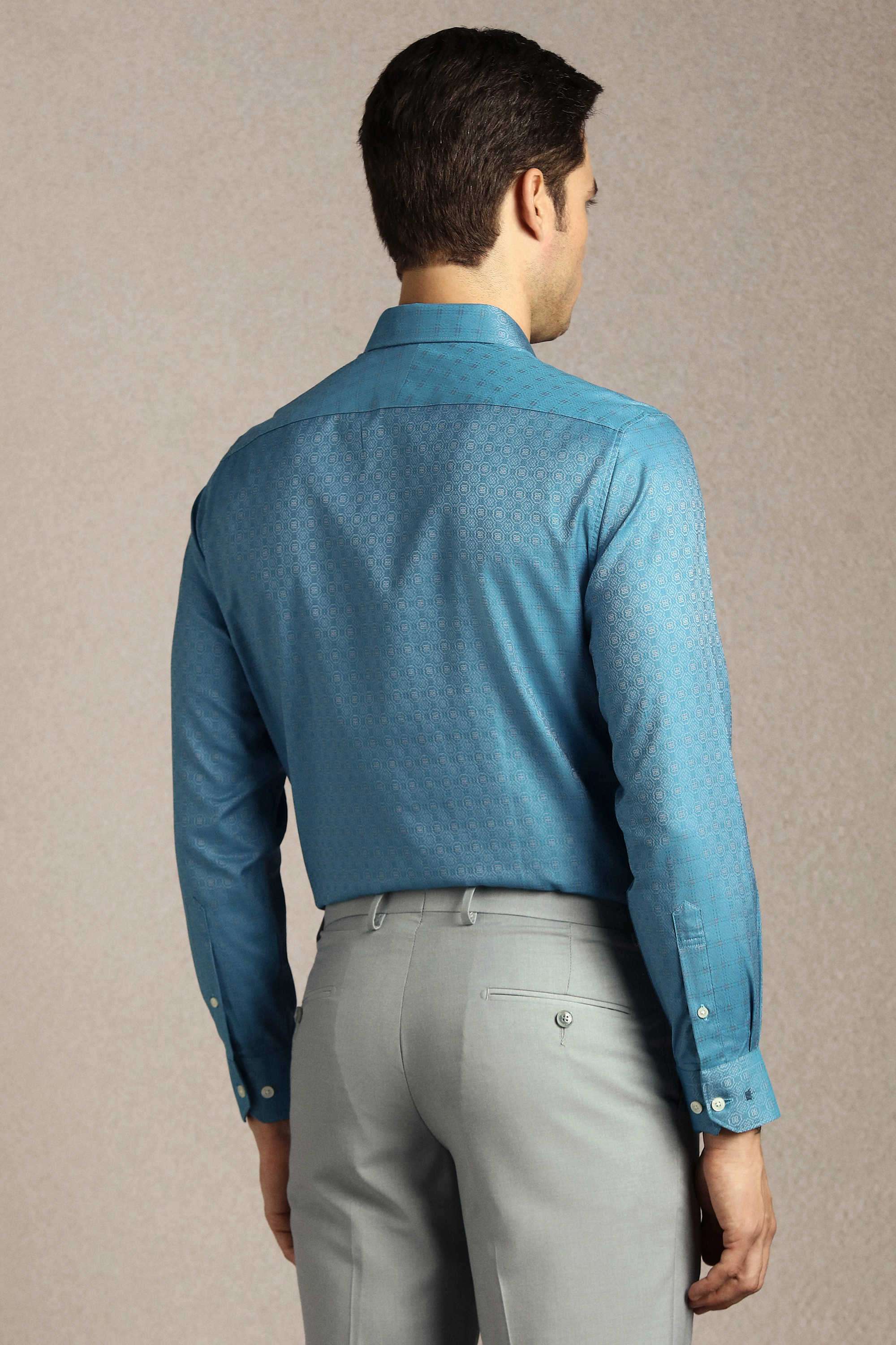 Textured-Cotton-Regular-Fit-Men-Formal-Wear-Shirt