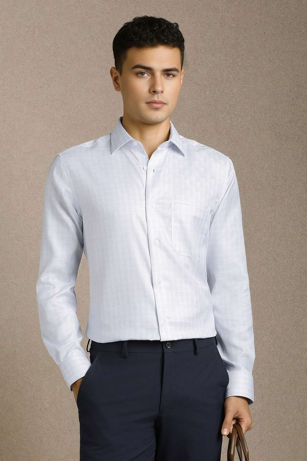 Checks-Cotton-Regular-Fit-Men-s-Formal-Shirt