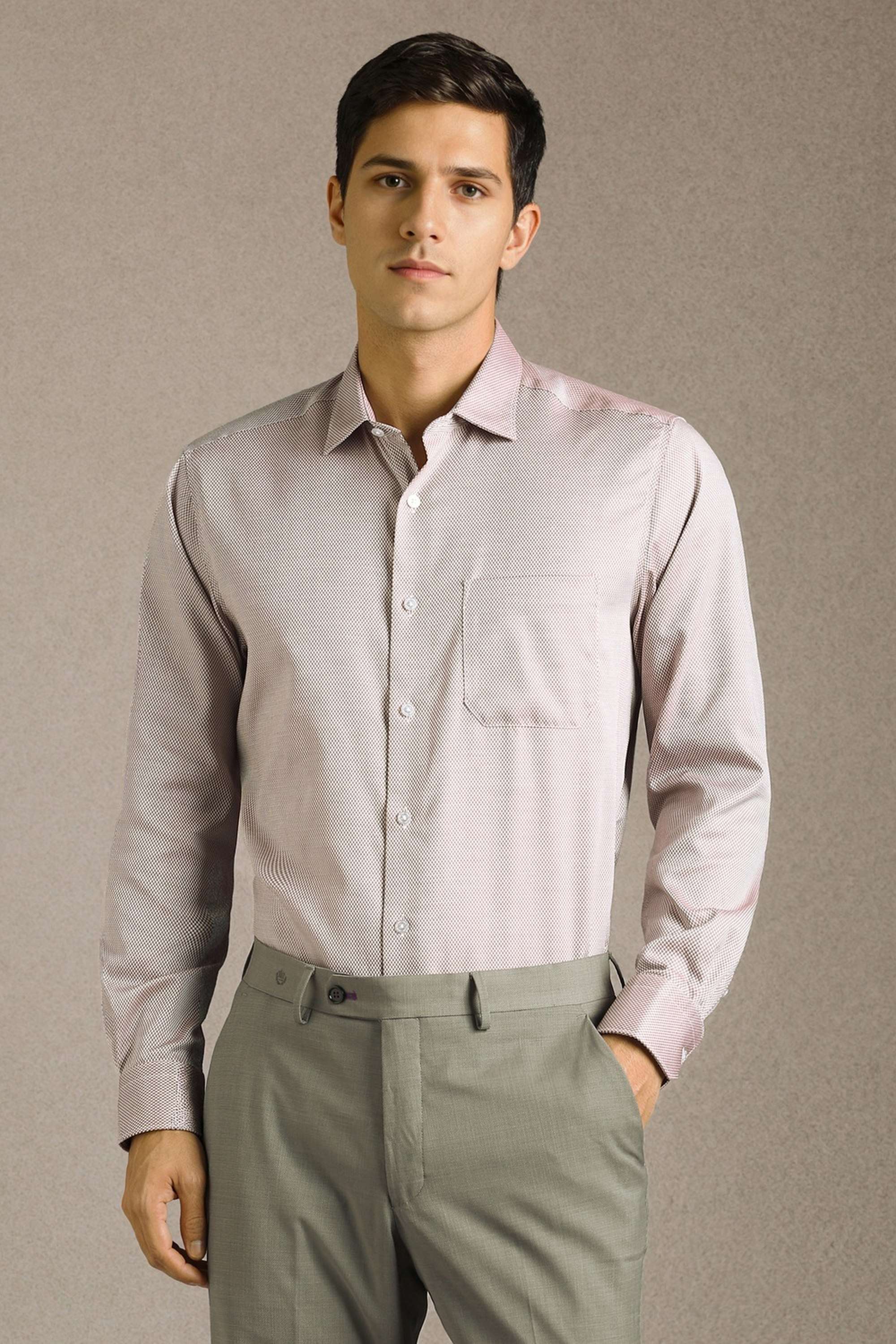 Textured-Cotton-Regular-Fit-Men-s-Formal-Shirt