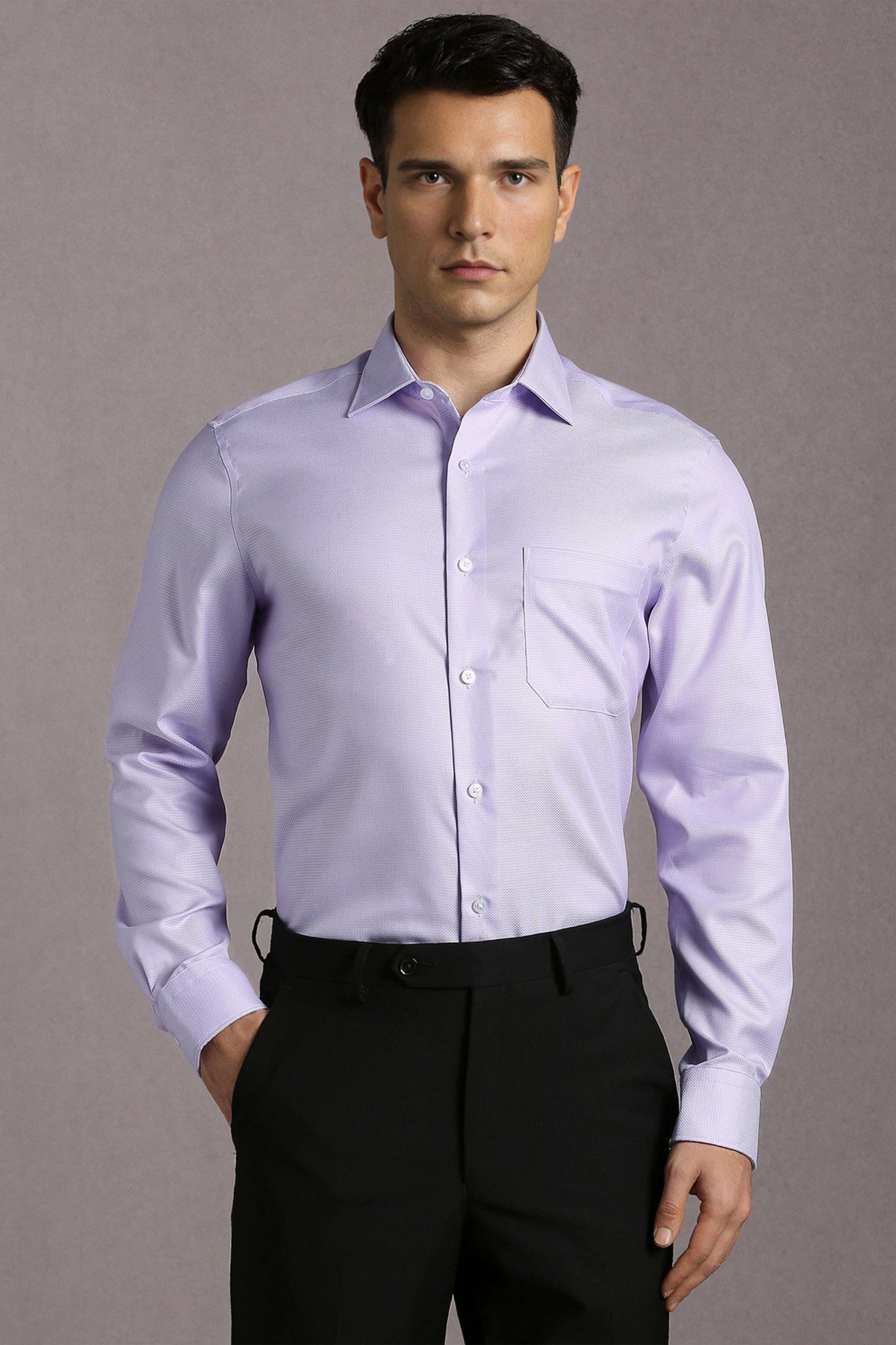 Textured-Cotton-Regular-Fit-Men-s-Formal-Shirt