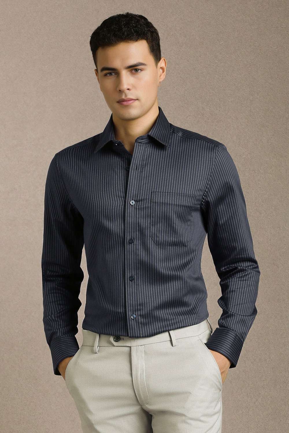Textured-Cotton-Regular-Fit-Men-s-Formal-Shirt