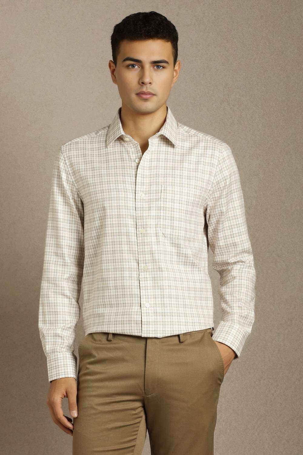 Checks-Cotton-Regular-Fit-Men-s-Formal-Shirt