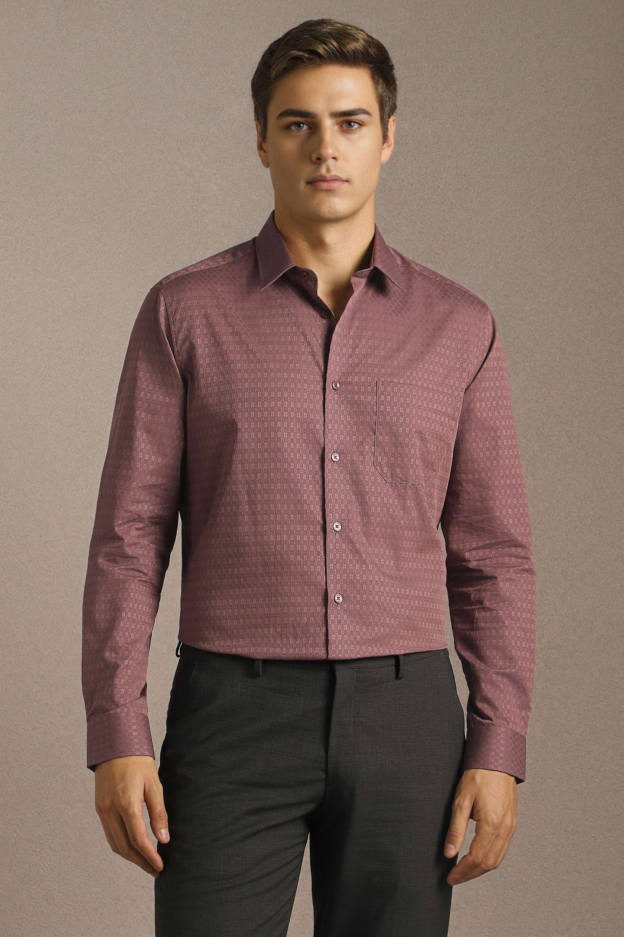 Textured-Cotton-Regular-Fit-Men-s-Formal-Shirt