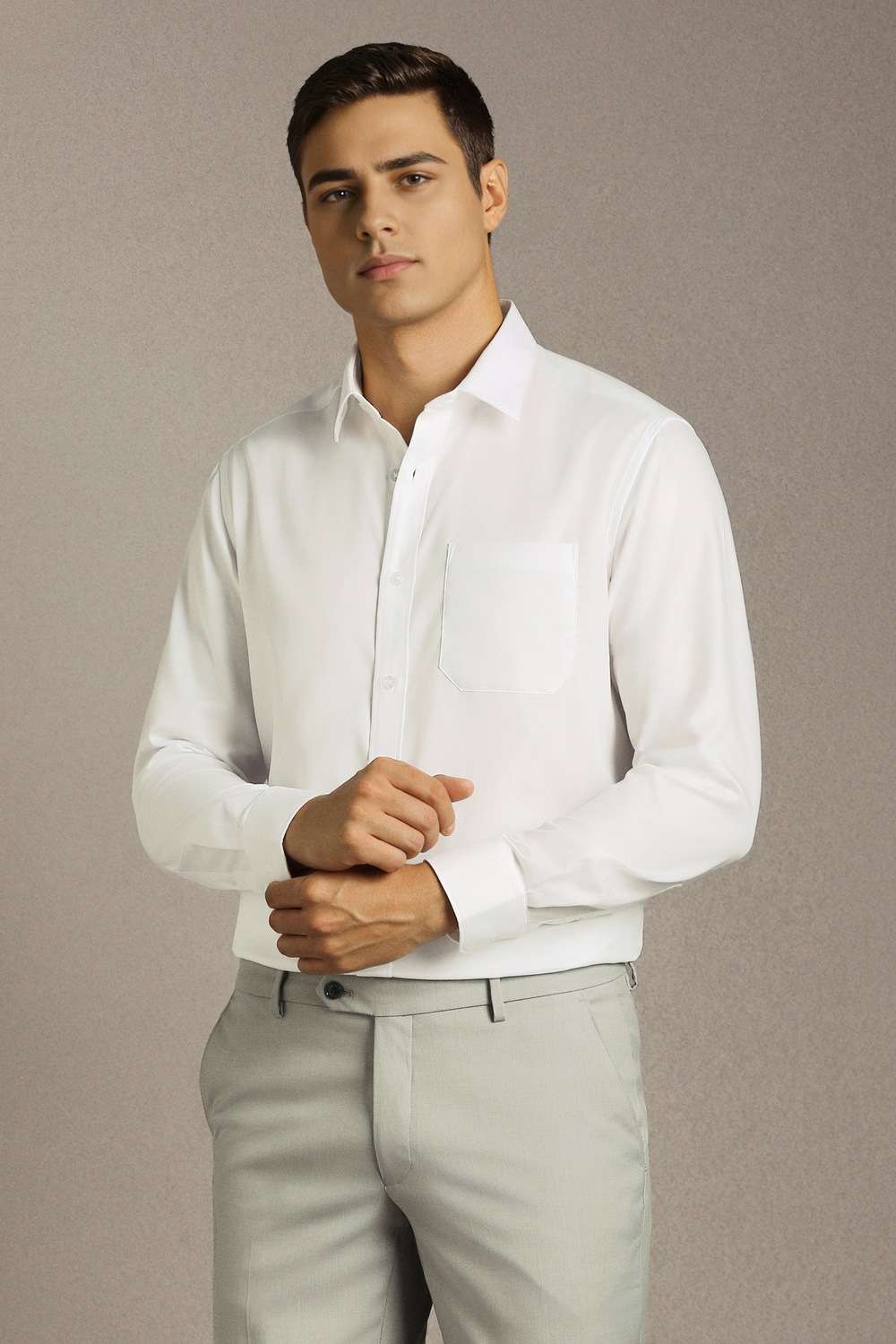 Solid-Cotton-Regular-Fit-Men-s-Formal-Shirt