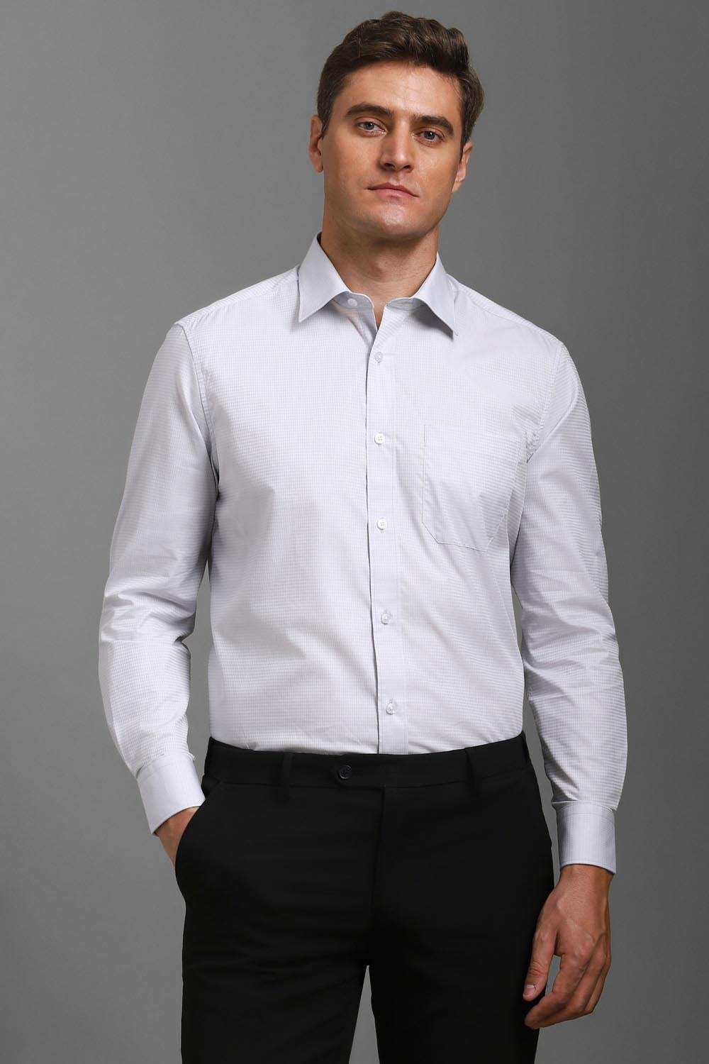 Textured-Cotton-Regular-Fit-Men-Formal-Shirt