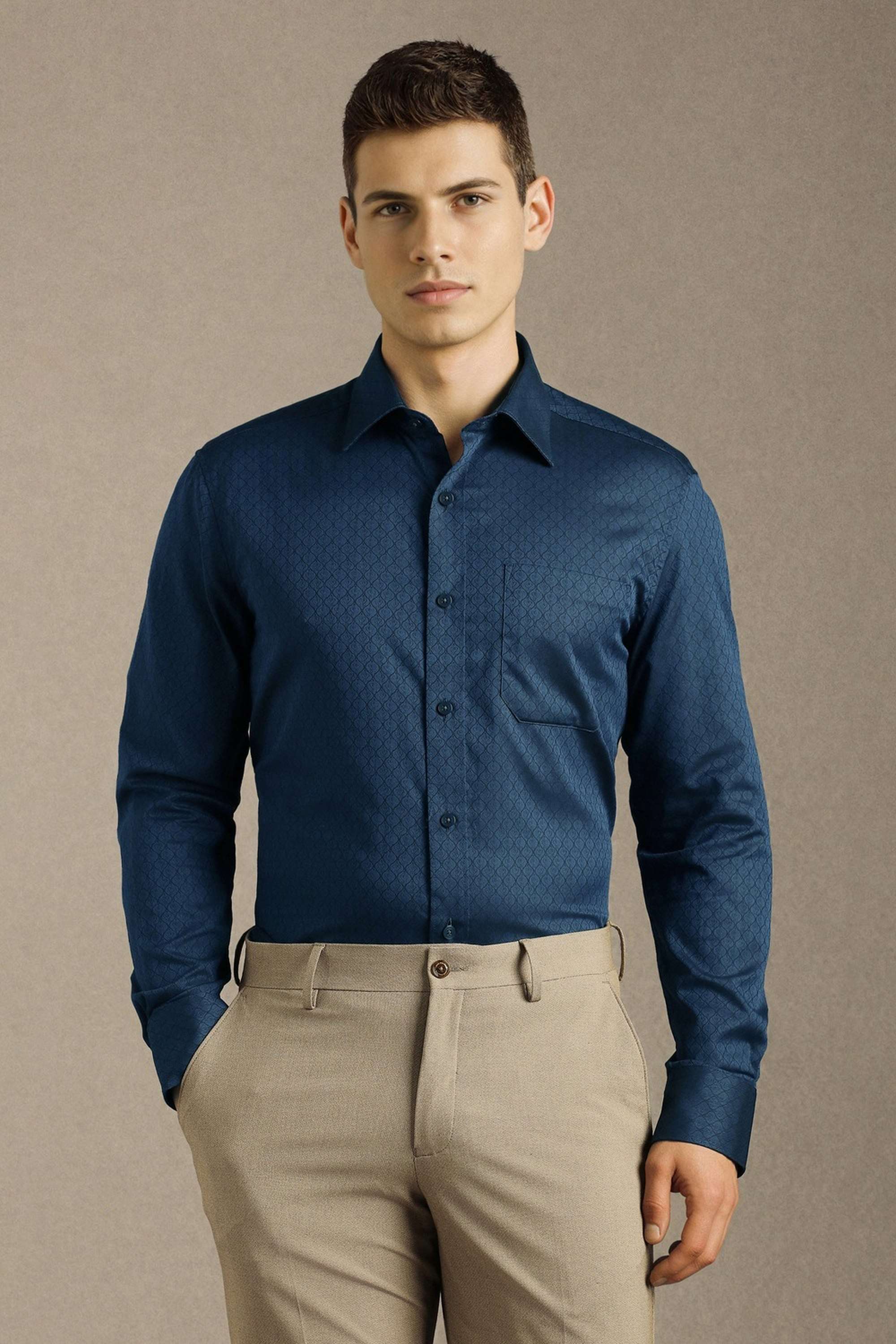 Textured-Cotton-Regular-Fit-Men-s-Formal-Shirt