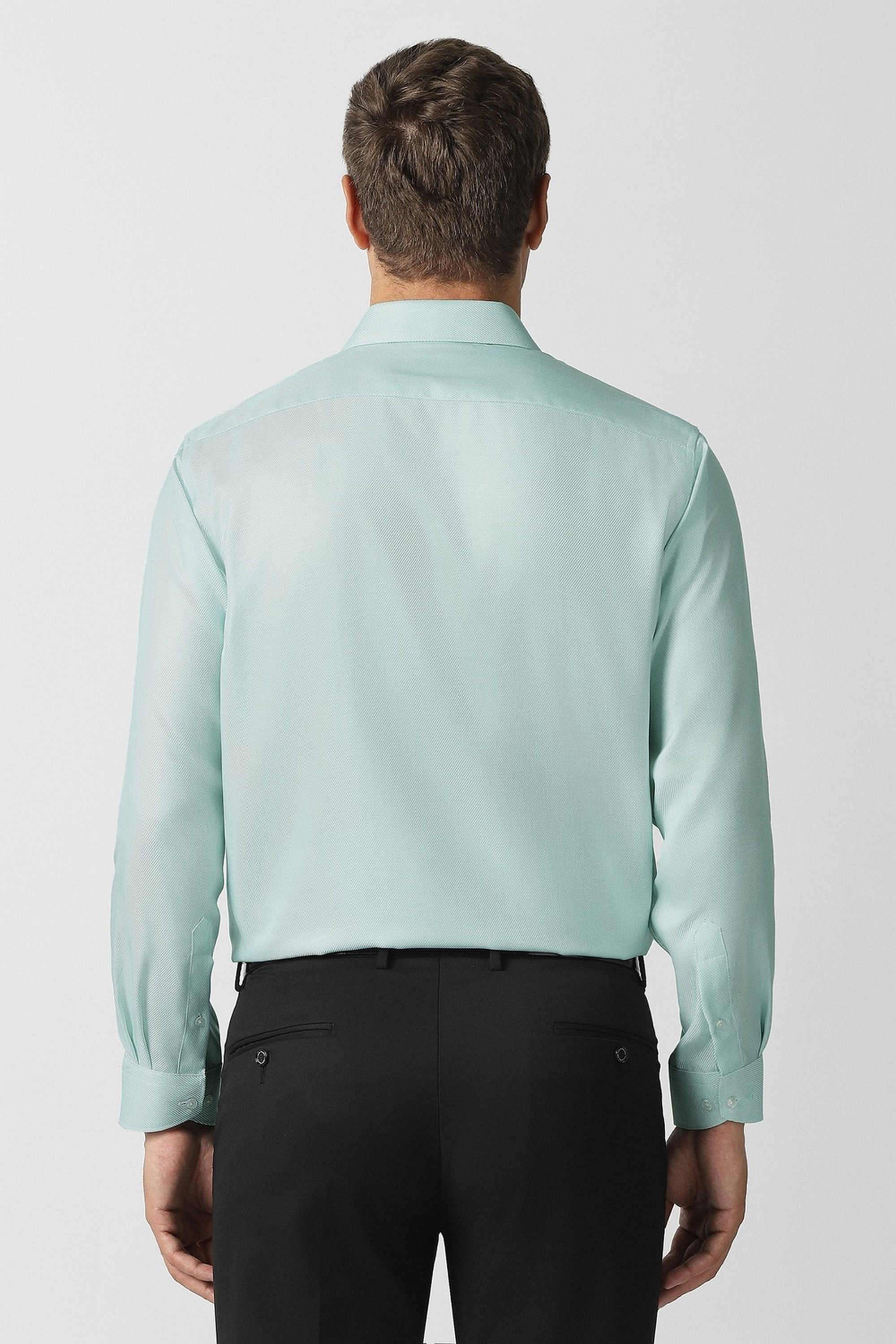 Textured-Cotton-Slim-Fit-Men-s-Formal-Shirt
