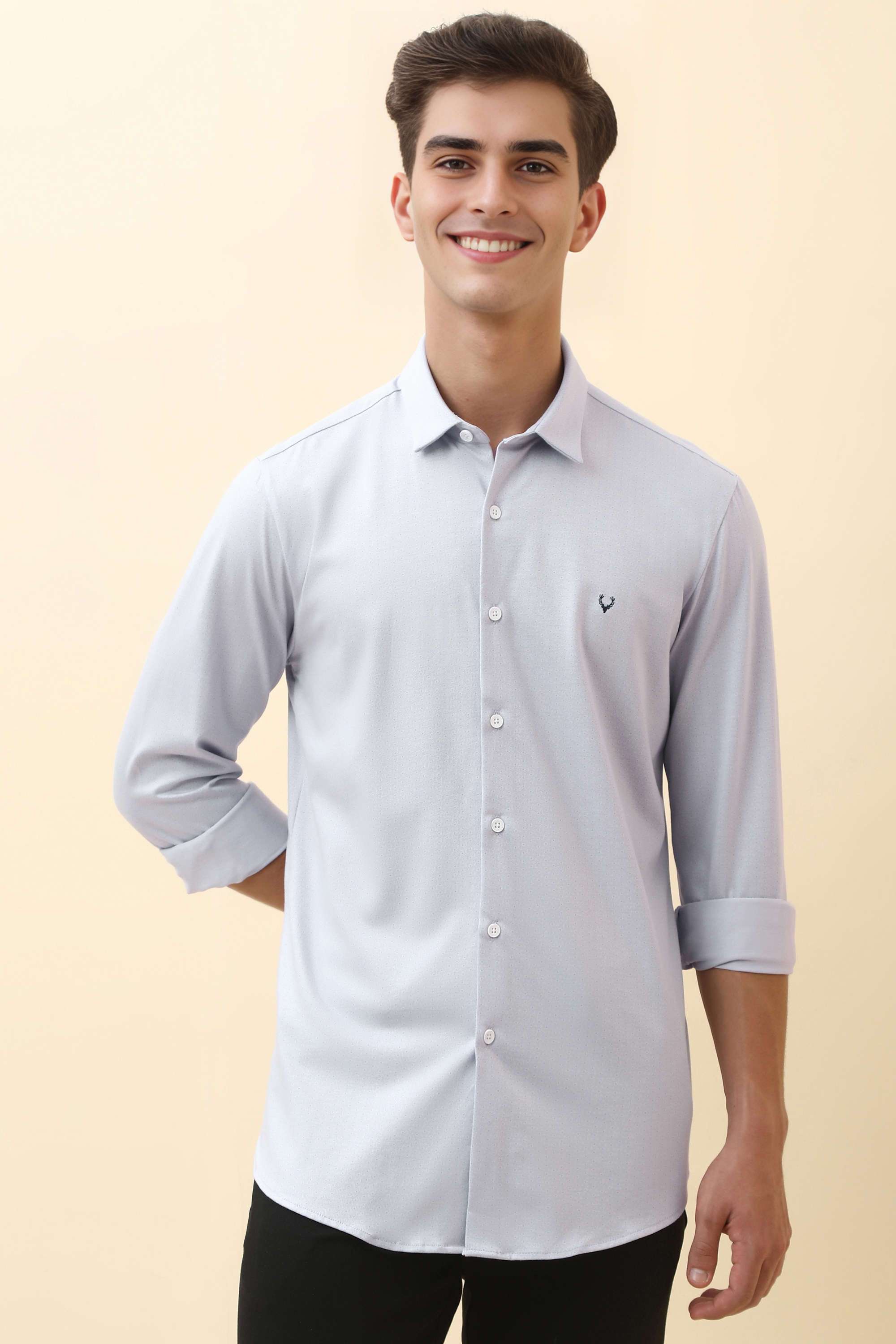 Printed-Cotton-Slim-Fit-Men-Formal-Wear-Shirt