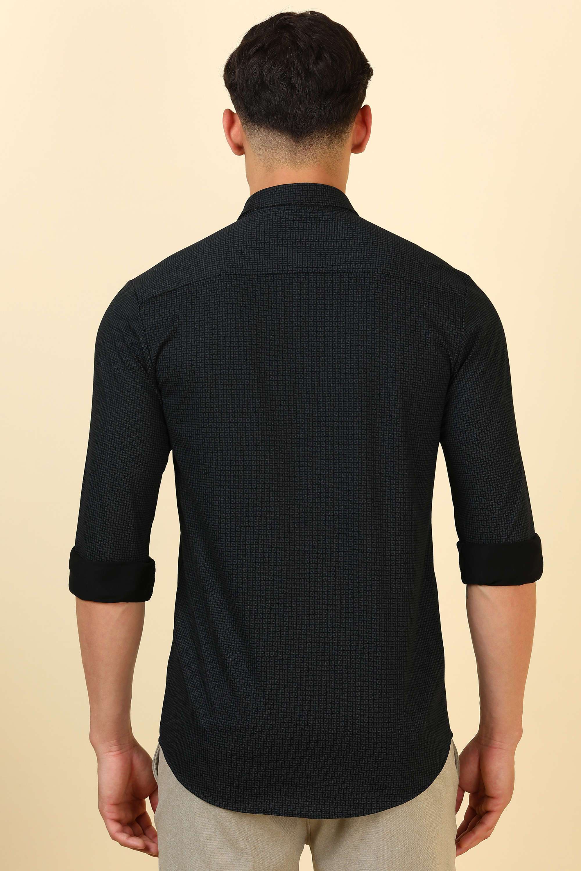 Printed-Cotton-Slim-Fit-Men-Formal-Wear-Shirt