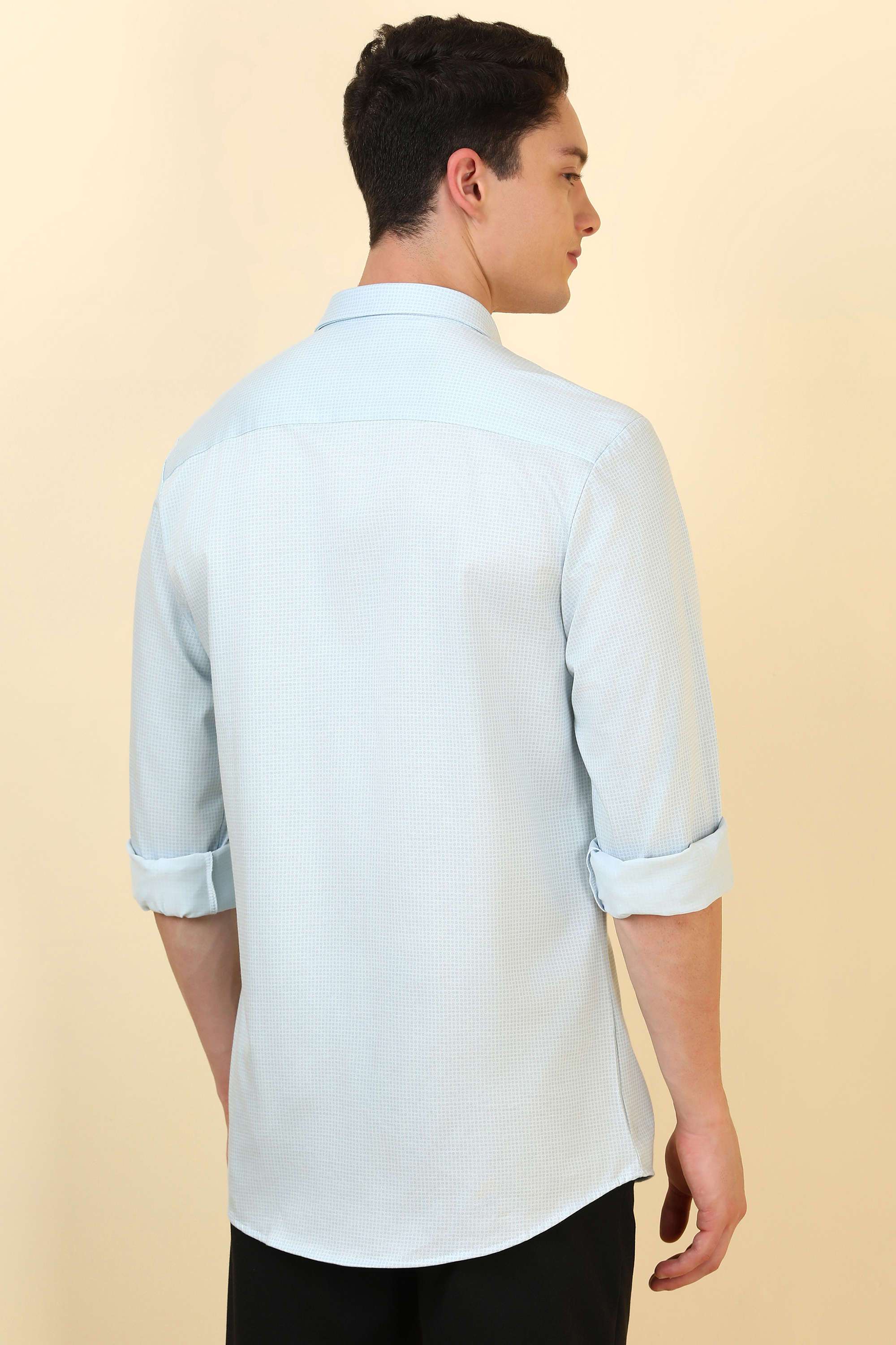 Printed-Cotton-Slim-Fit-Men-Formal-Wear-Shirt