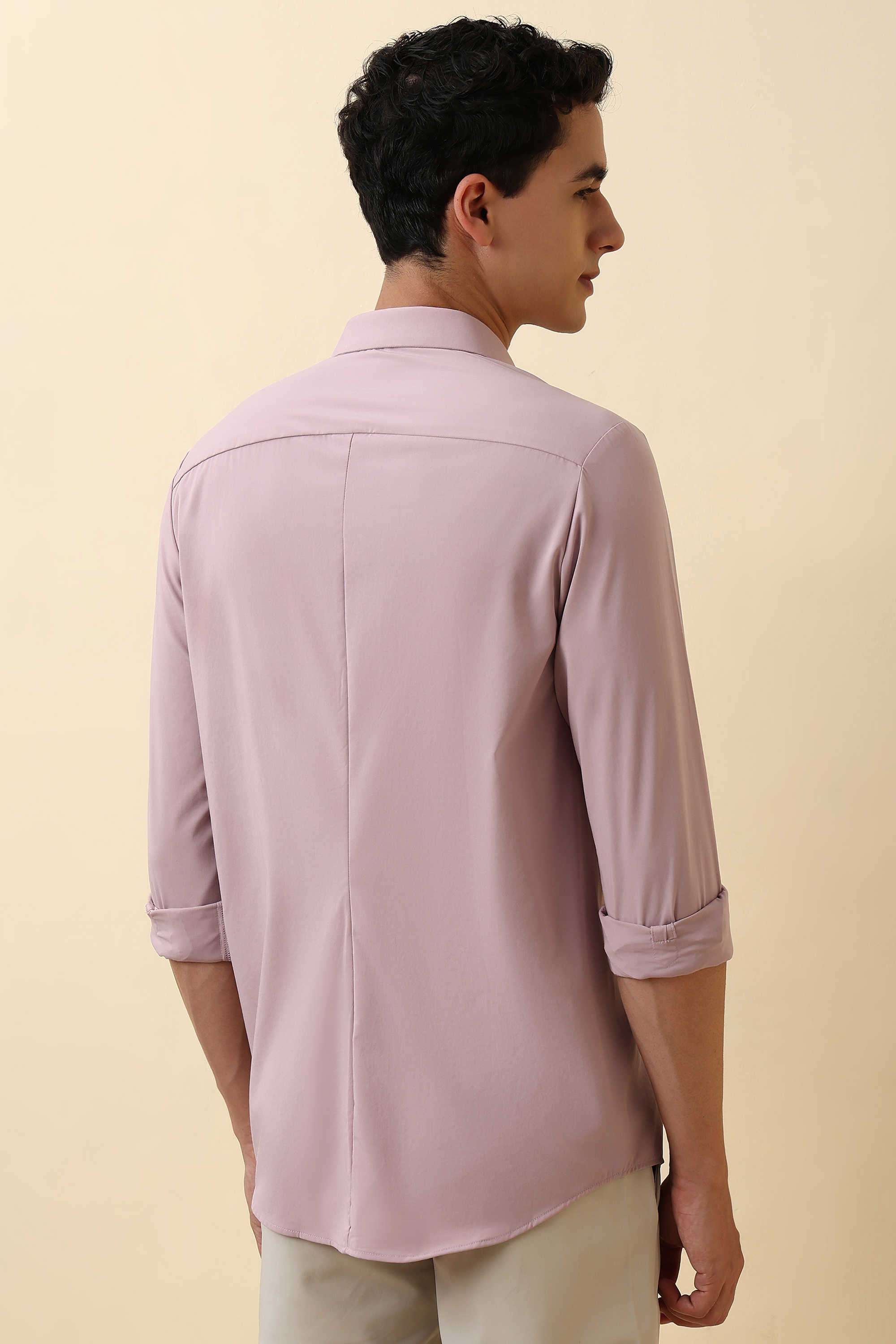 Solid-Blended-Fabric-Regular-Fit-Men-s-Formal-Shirt