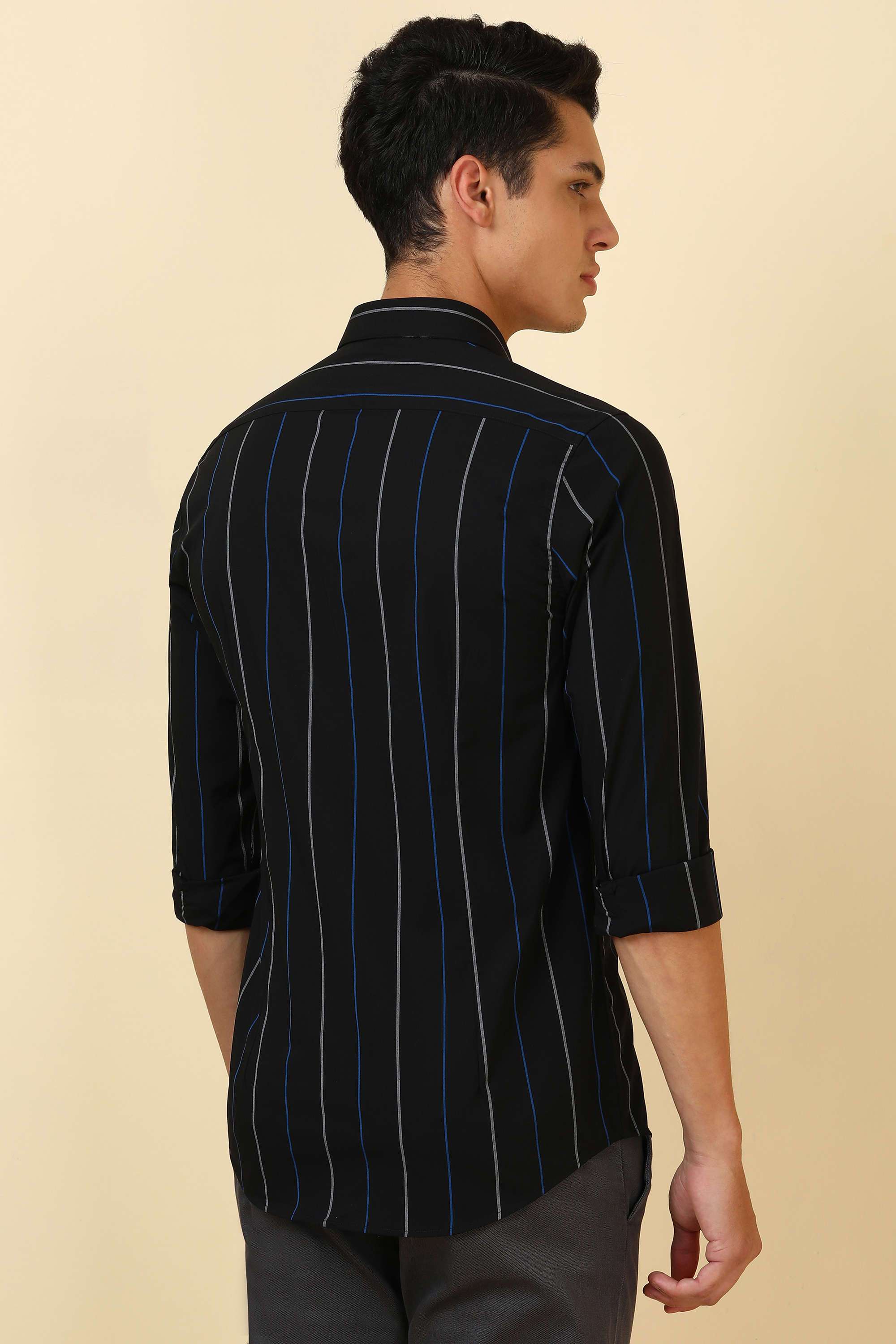 Stripes-Cotton-Blend-Regular-Fit-Men-Formal-Wear-Shirt