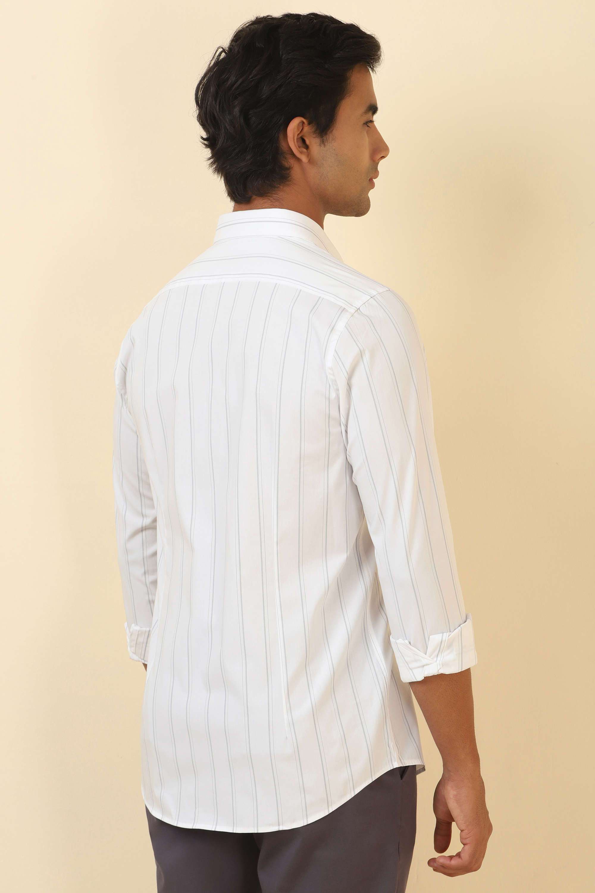 Stripes-Cotton-Blend-Regular-Fit-Men-Formal-Wear-Shirt