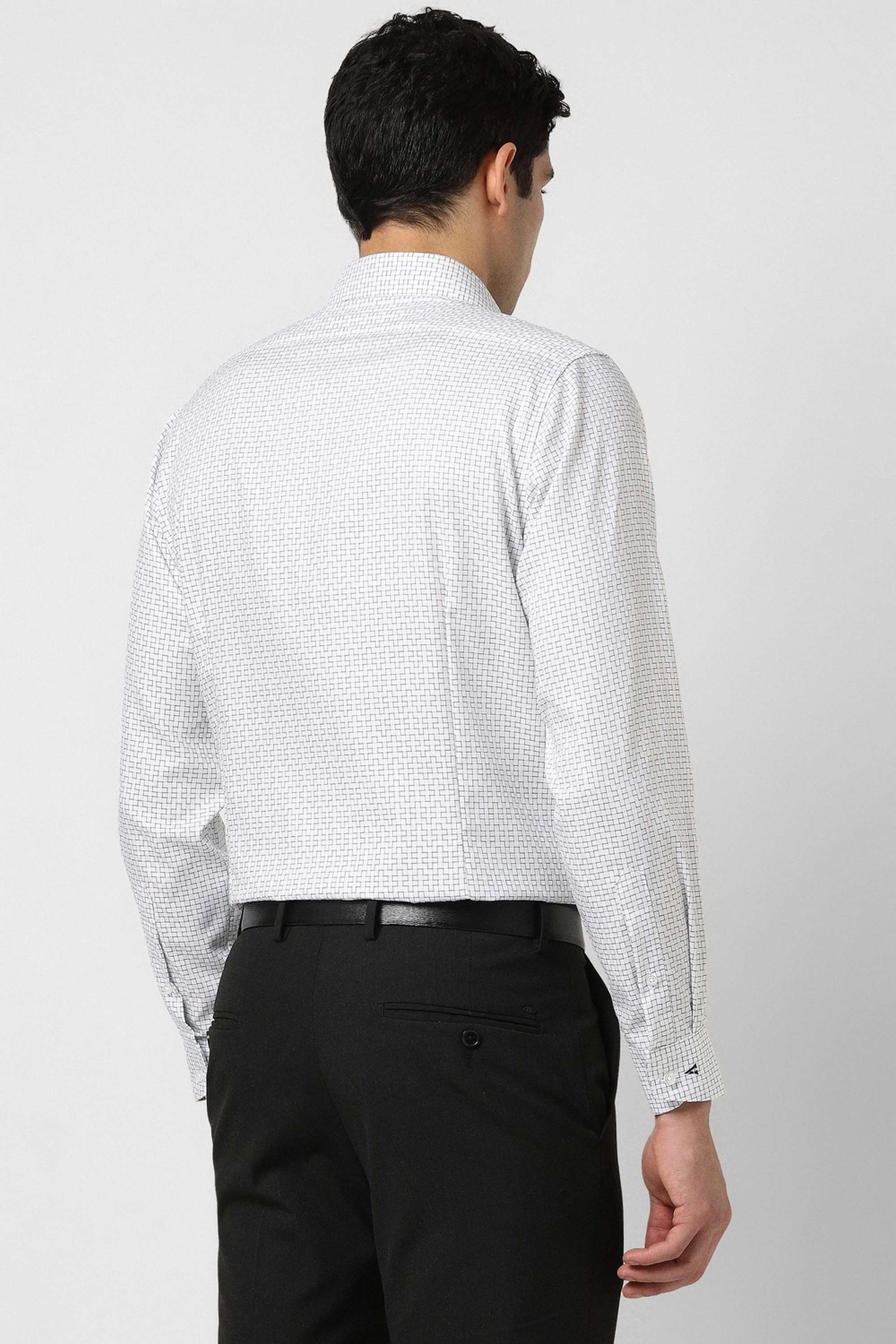 Checks-Collared-Cotton-Men-Formal-Wear-Shirt