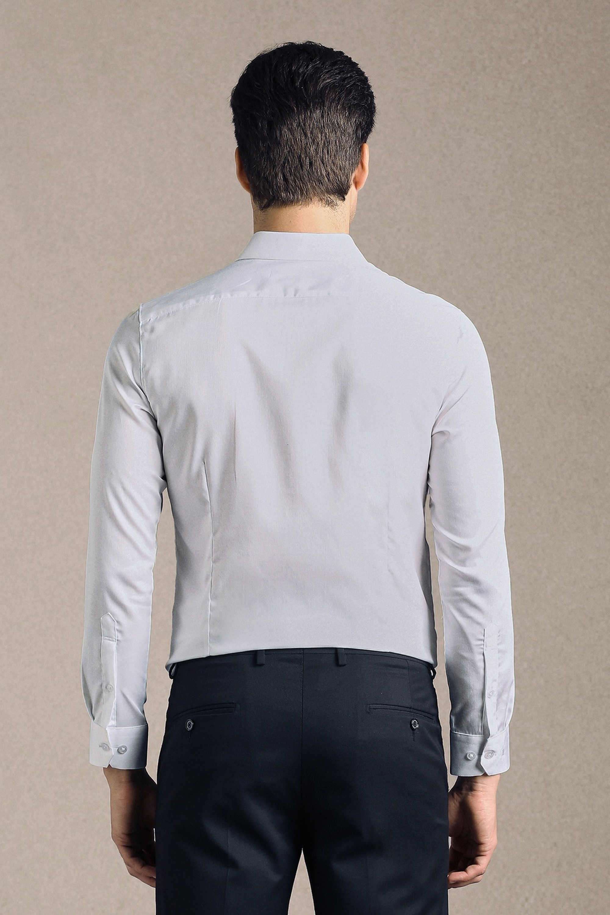 Solid-Cotton-Slim-Fit-Men-Formal-Wear-Shirt