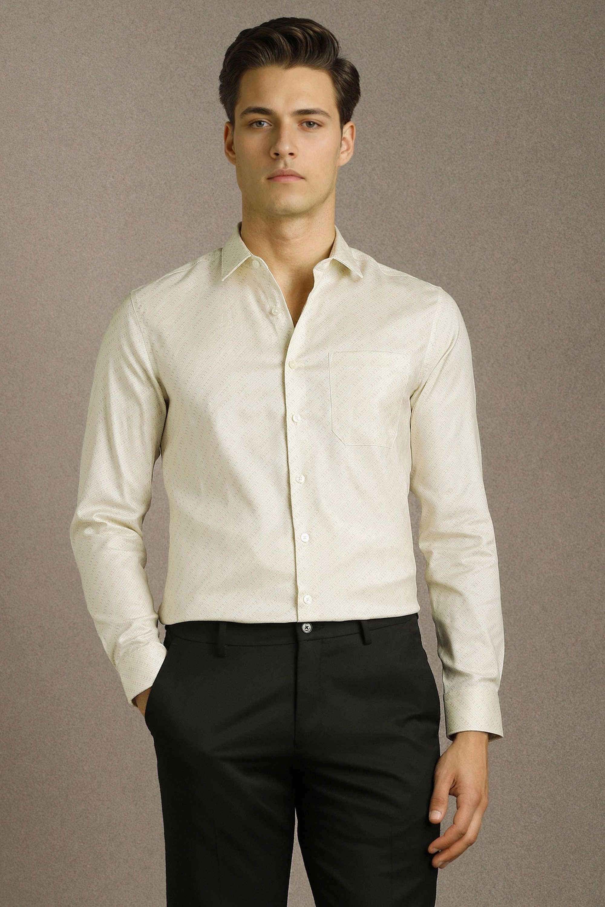 Printed-Cotton-Slim-Fit-Men-s-Formal-Shirt
