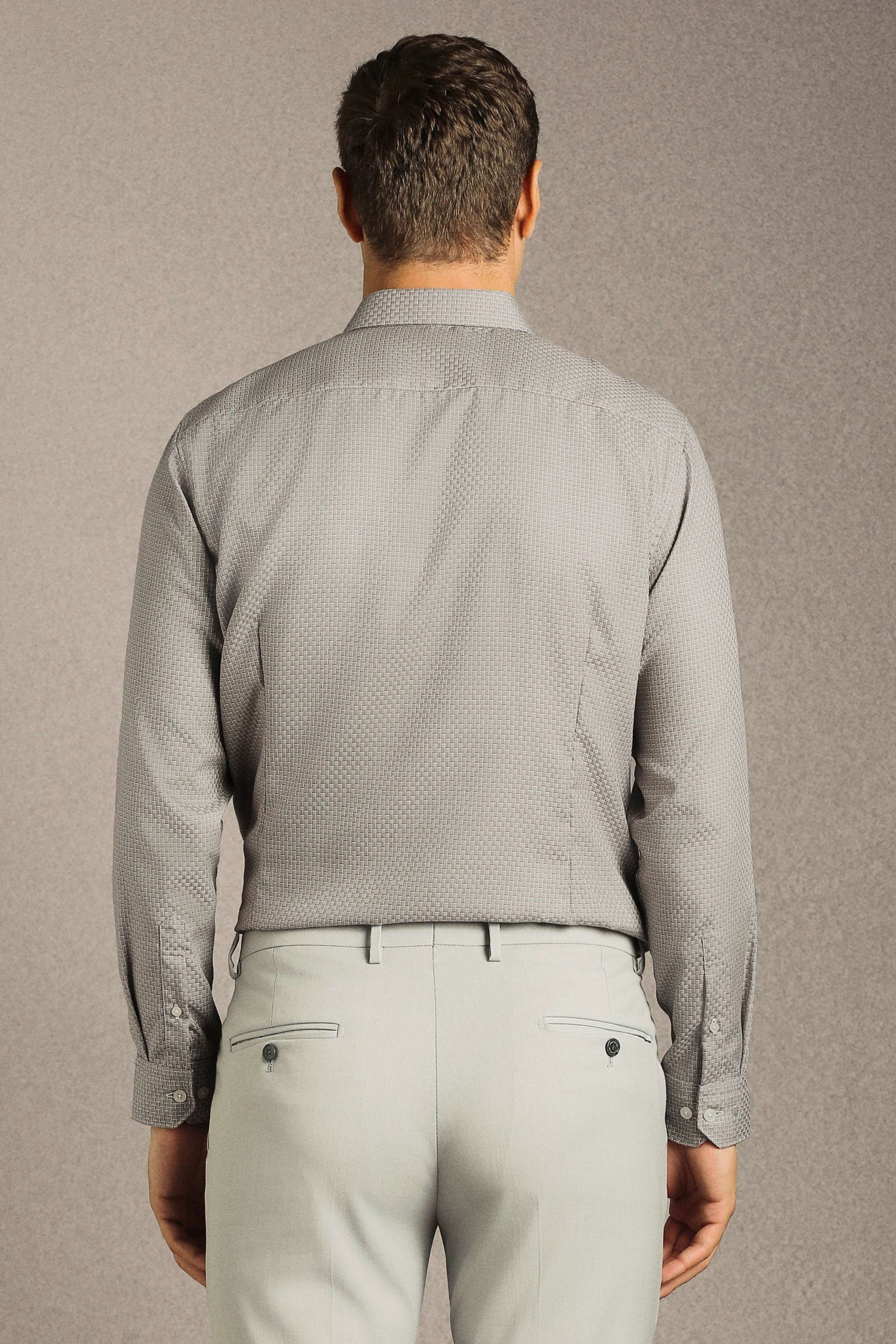 Textured-Cotton-Slim-Fit-Men-s-Formal-Shirt