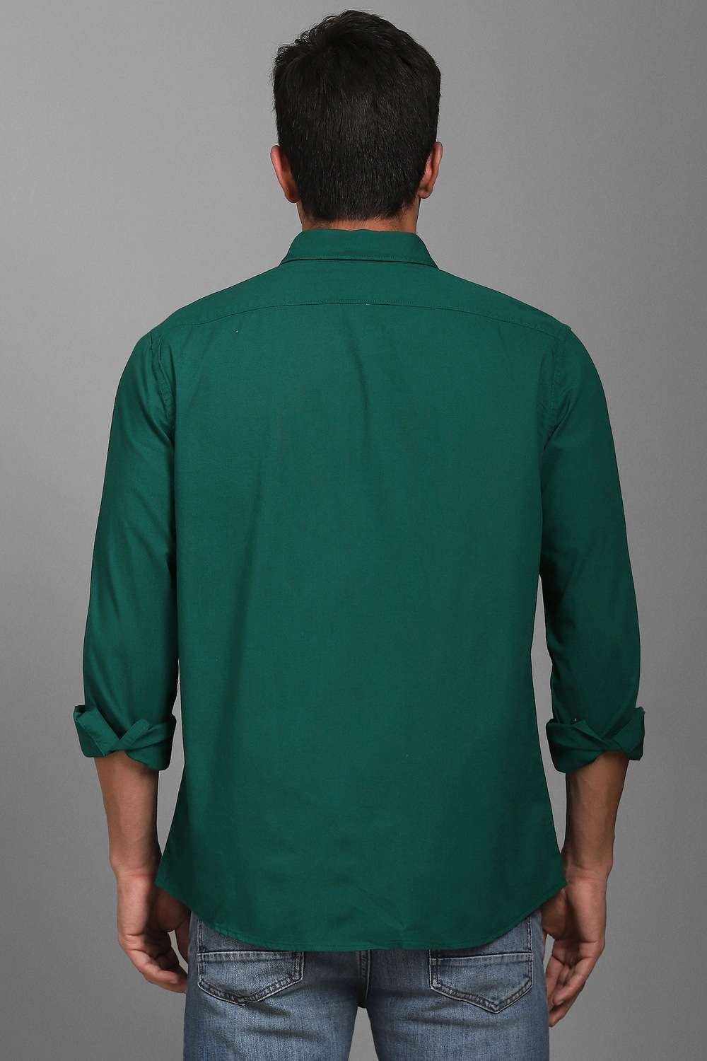 Solid-Cotton-Slim-Fit-Men-s-Casual-Shirt