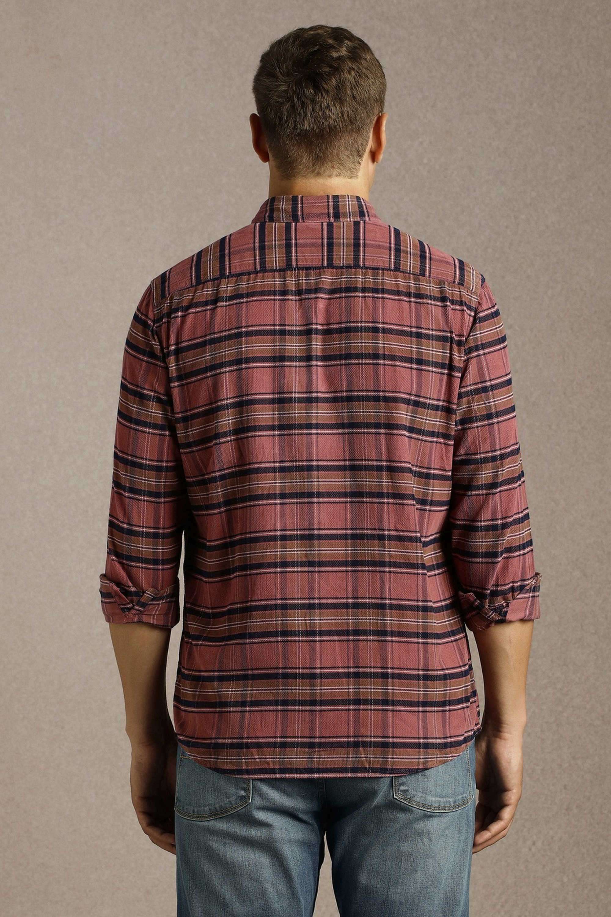 Solid-Cotton-Slim-Fit-Men-Casual-Wear-Shirt
