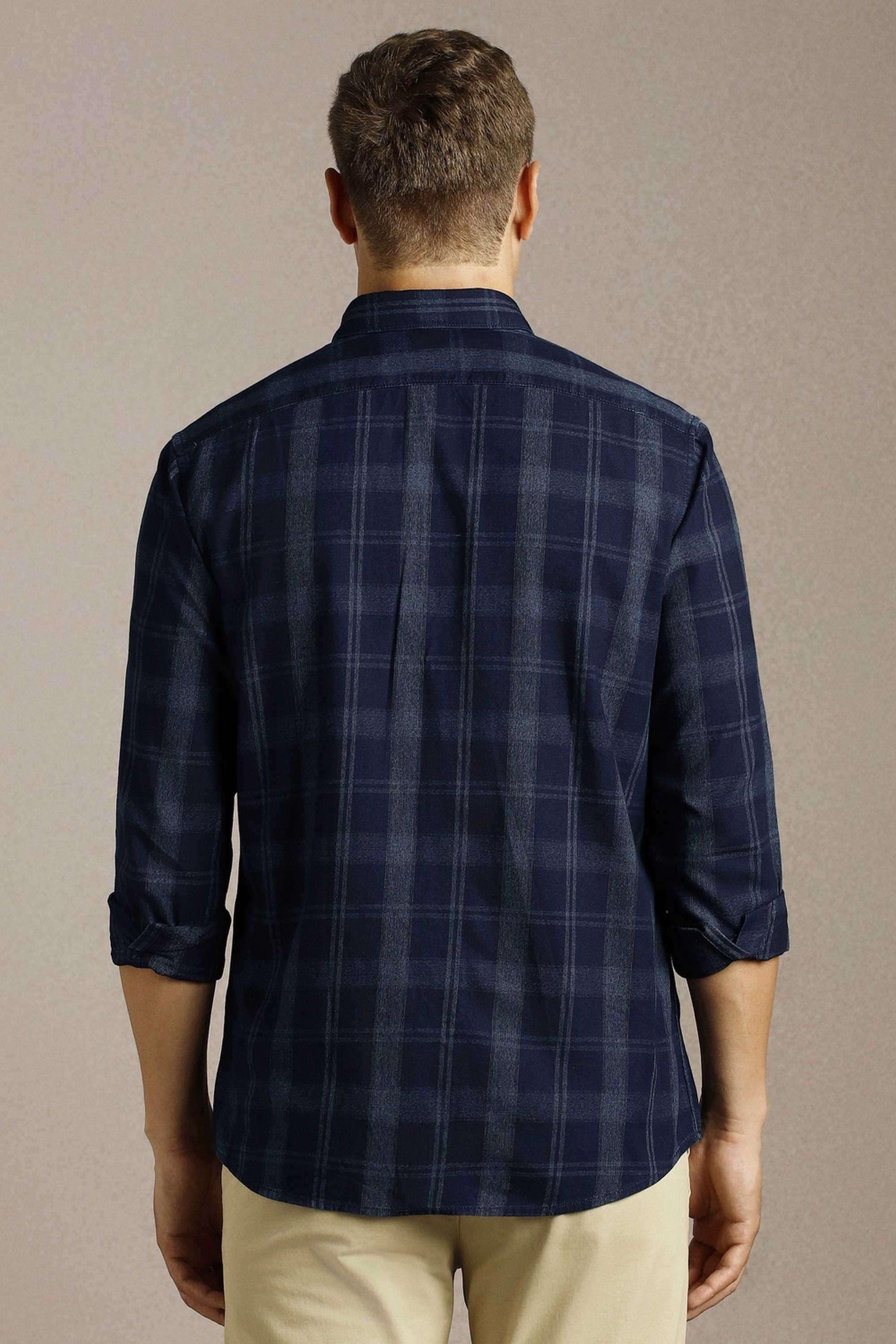 Solid-Cotton-Slim-Fit-Men-Casual-Wear-Shirt