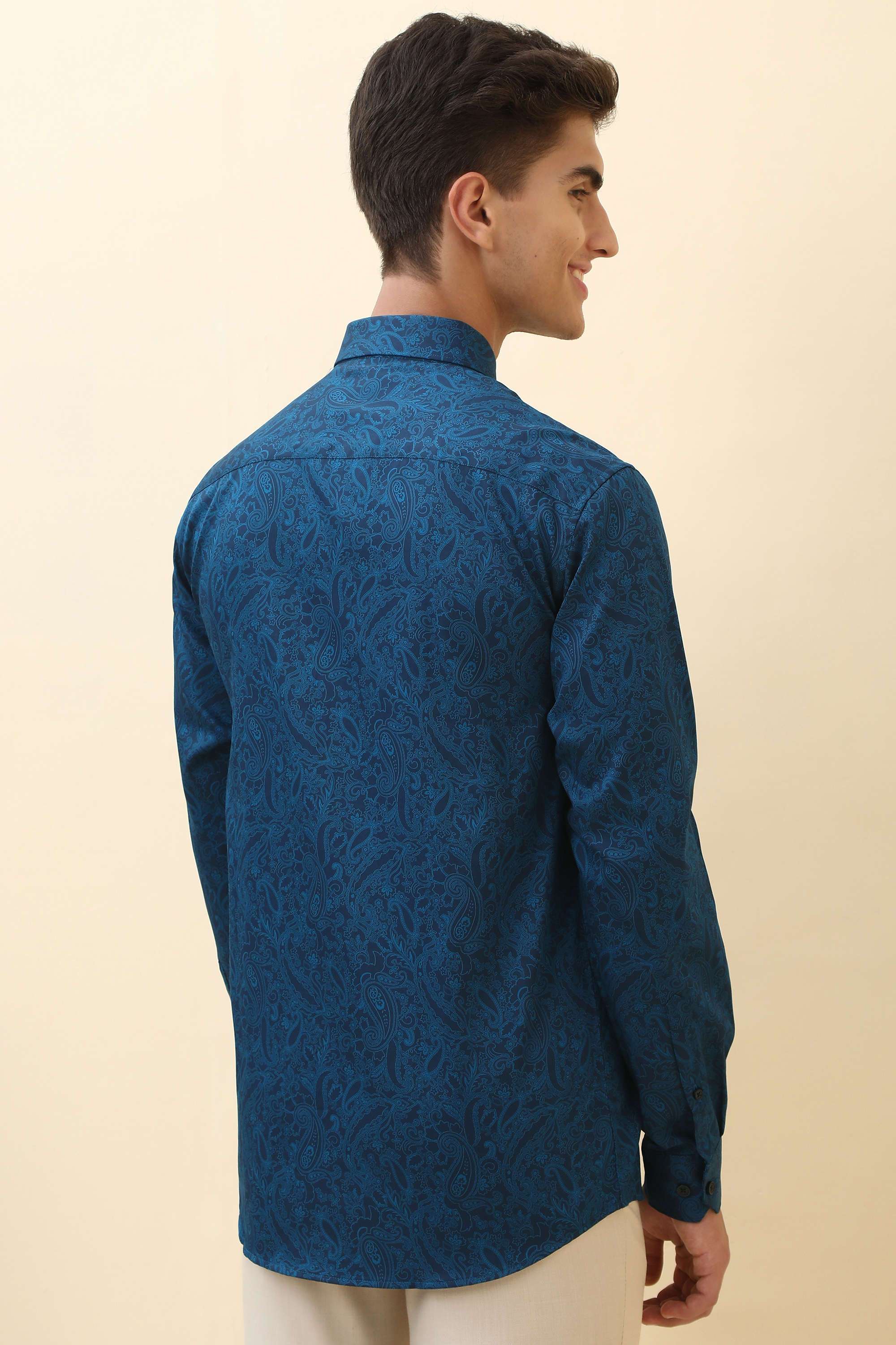 Printed-Cotton-Regular-Fit-Men-Formal-Wear-Shirt