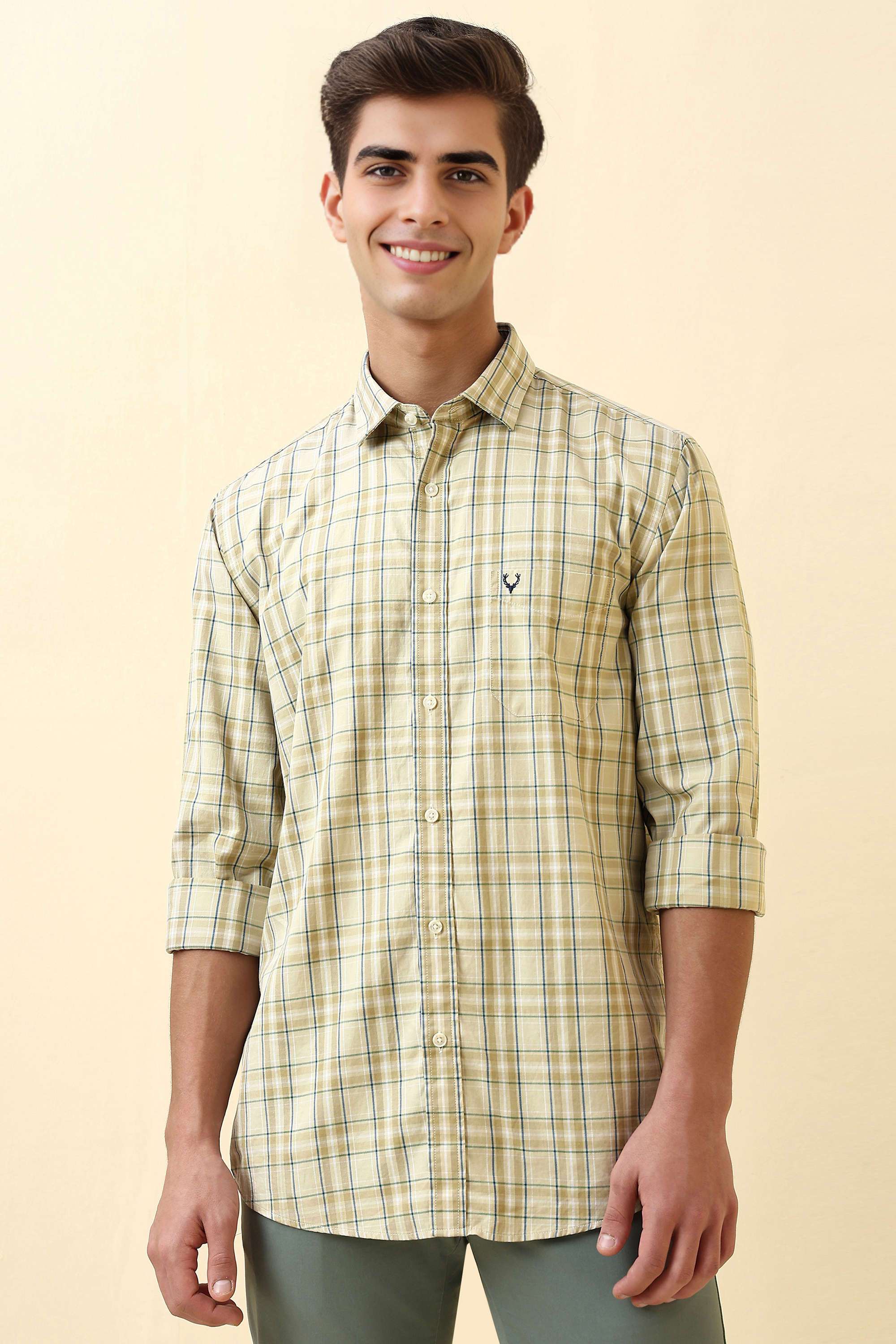 Checks-Cotton-Regular-Fit-Men-Casual-Wear-Shirt