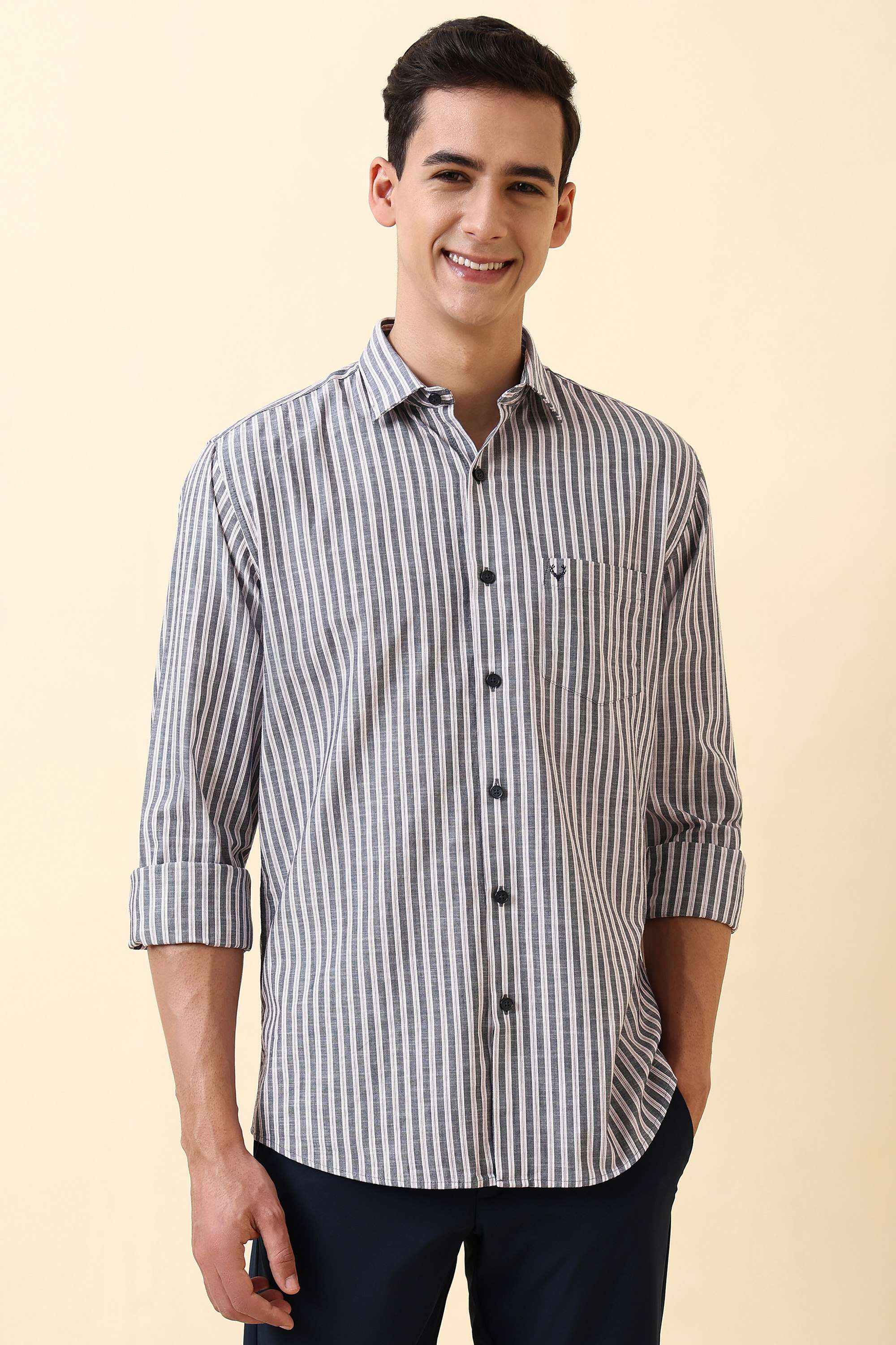Stripes-Cotton-Regular-Fit-Men-s-Formal-Shirt