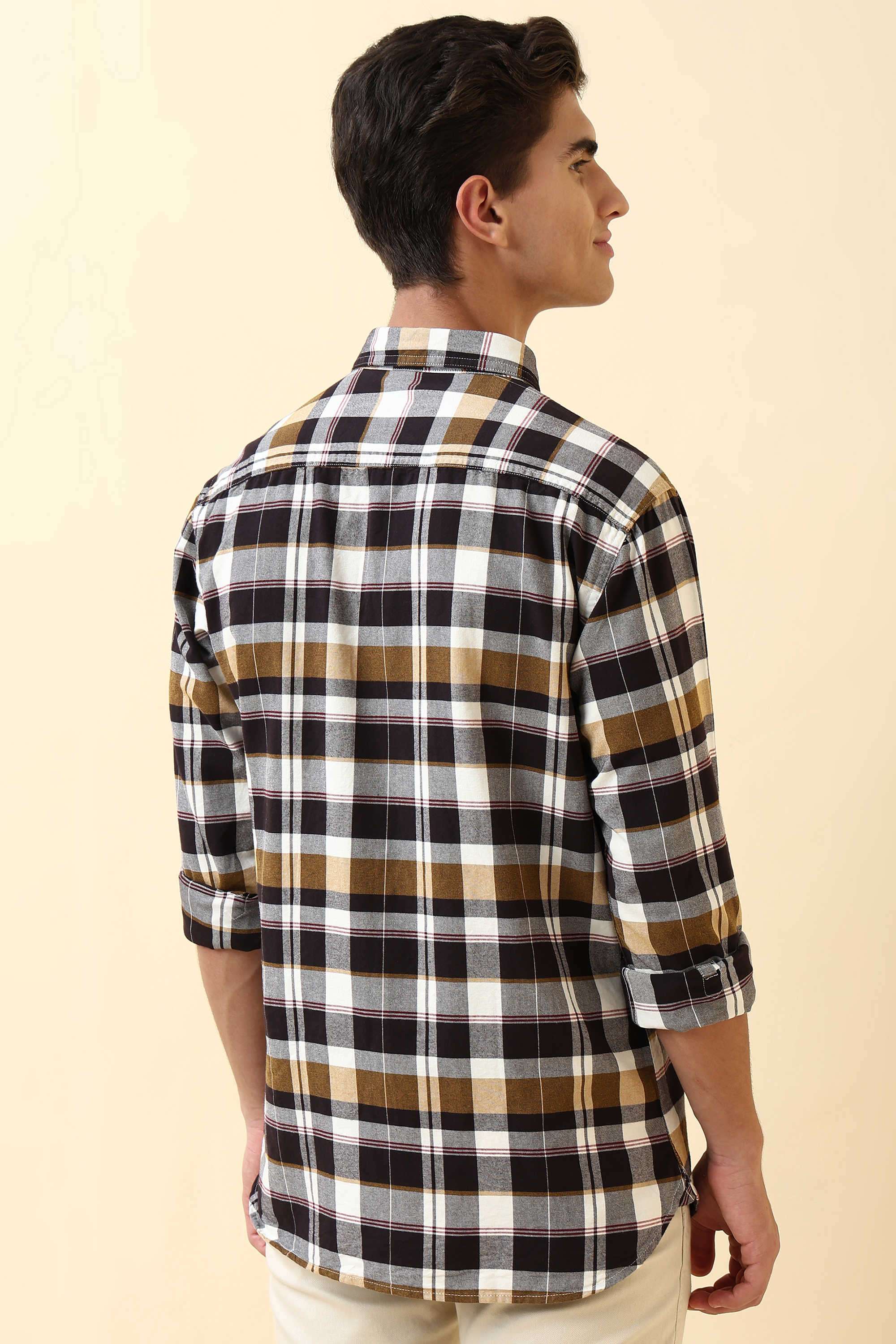 Checks-Cotton-Regular-Fit-Men-s-Formal-Shirt