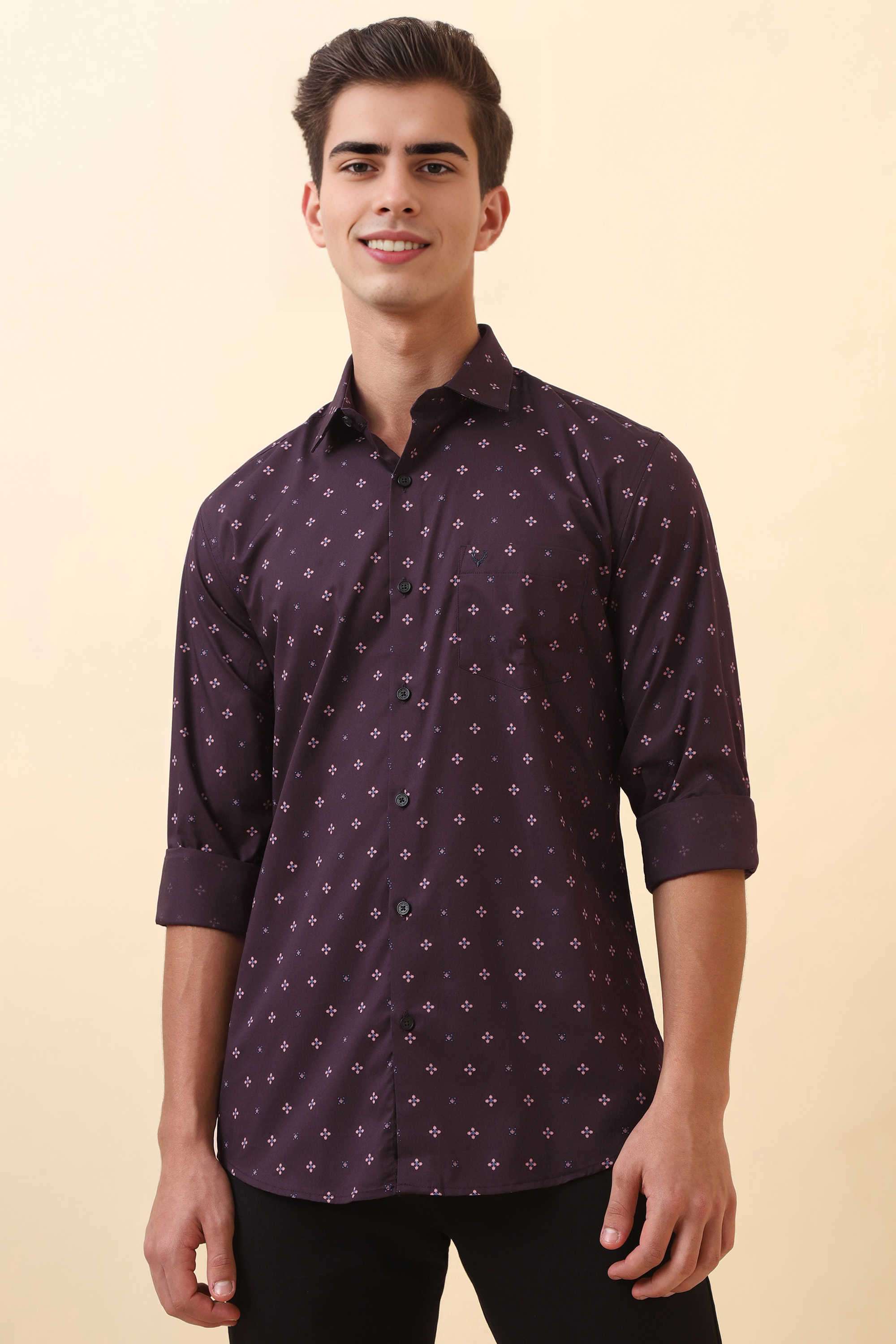 Printed-Cotton-Regular-Fit-Men-s-Formal-Shirt