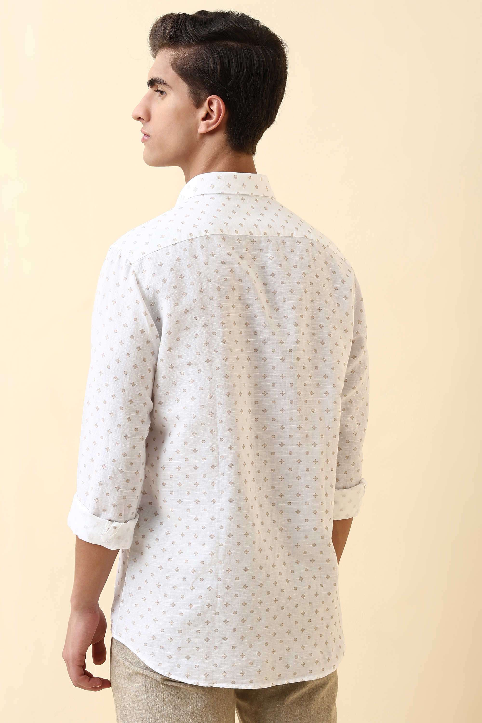 Printed-Cotton-Linen-Blend-Regular-Fit-Men-s-Formal-Shirt