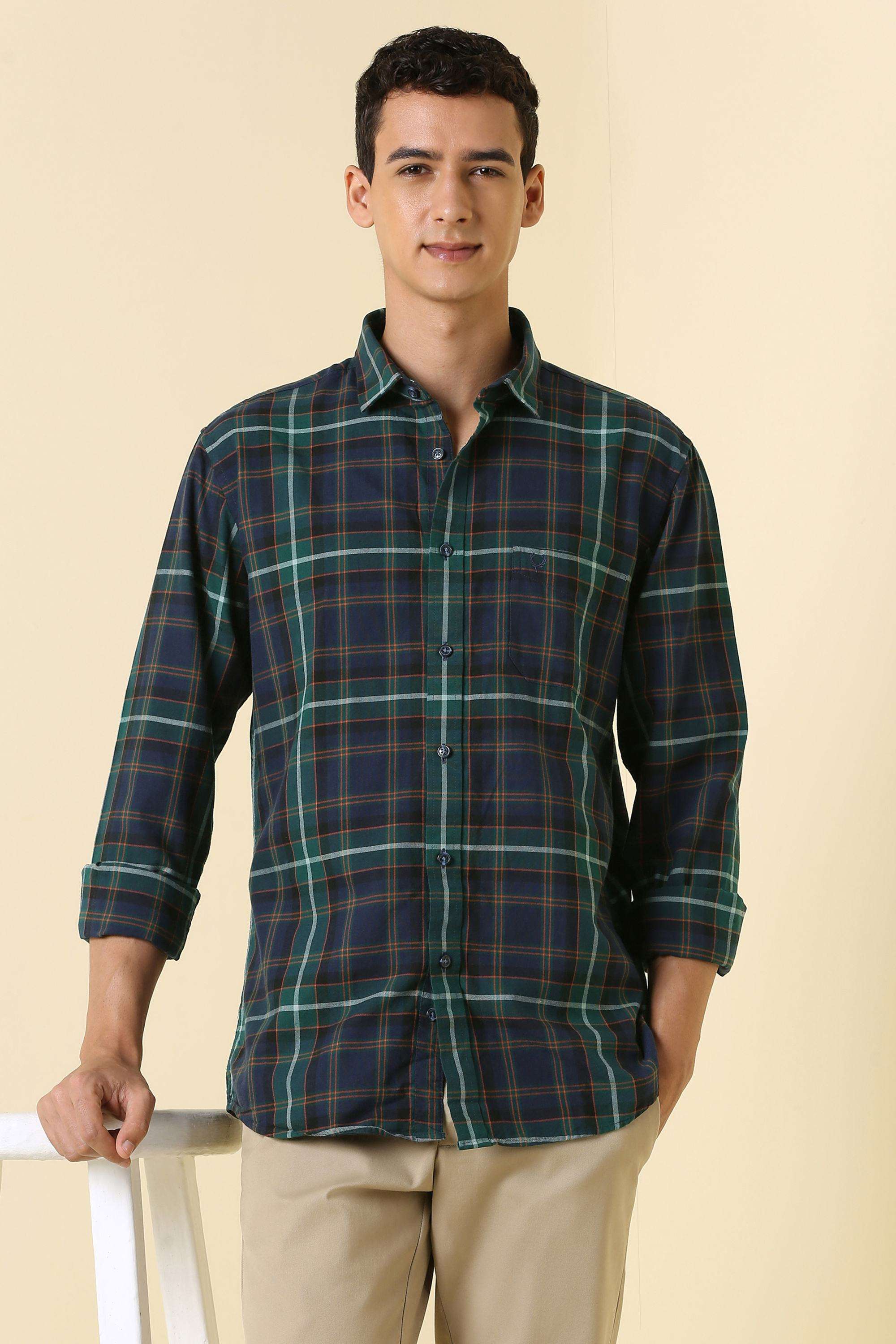 Checks-Cotton-Regular-Fit-Men-s-Shirt