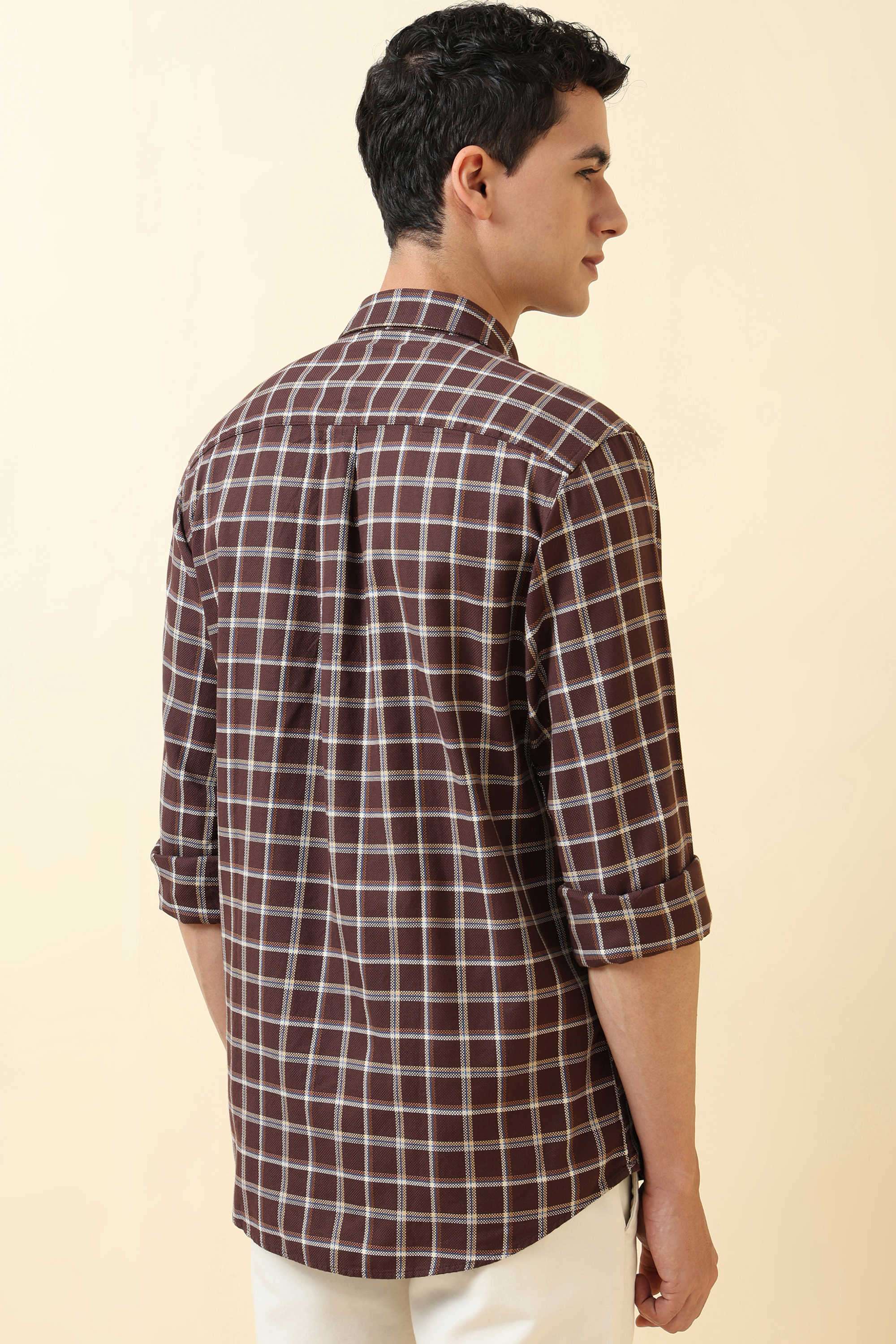 Checks-Cotton-Regular-Fit-Men-s-Formal-Shirt