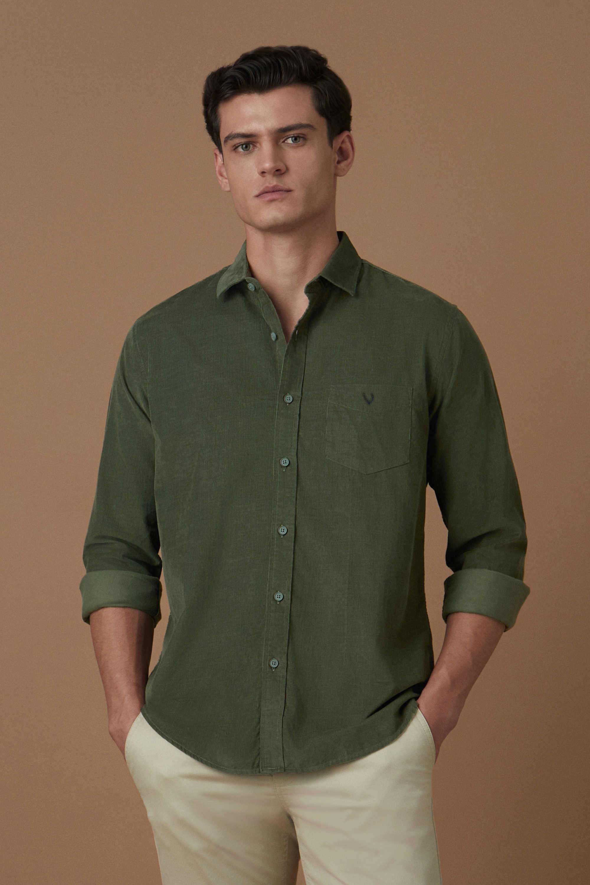 Solid-Cotton-Regular-Fit-Men-s-Formal-Shirt