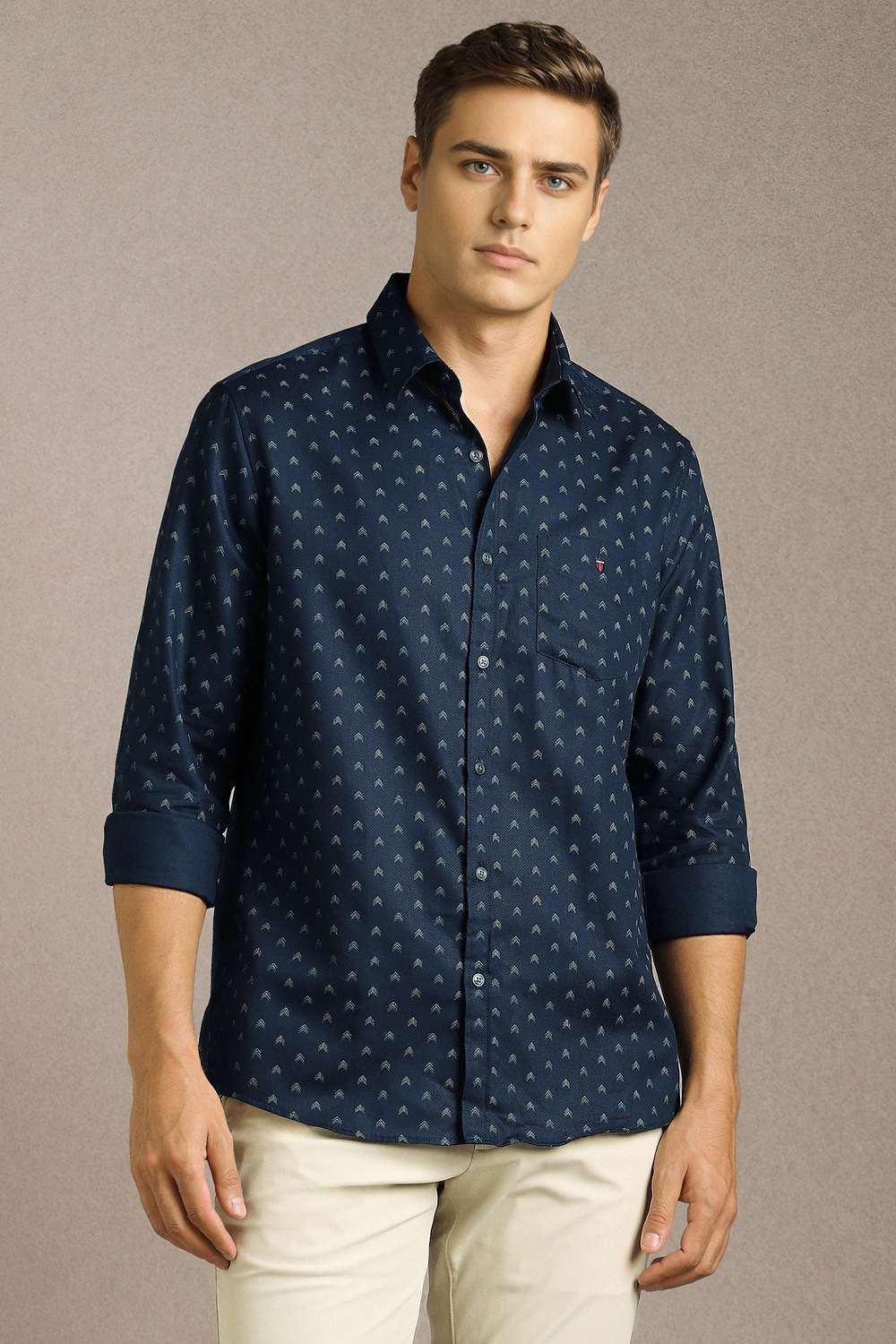 Printed-Cotton-Blend-Slim-Fit-Men-s-Casual-Shirt