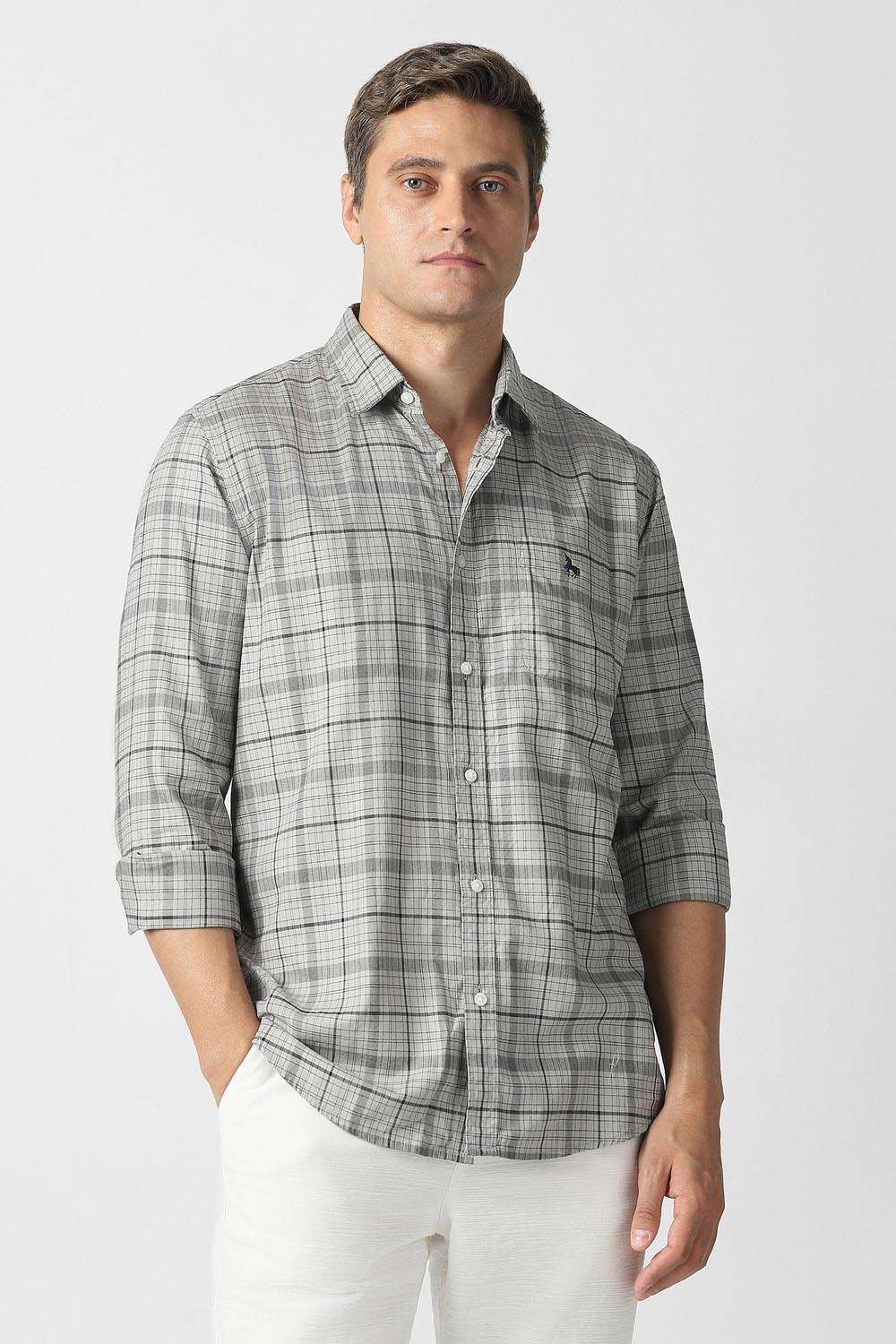 Checks-Cotton-Slim-Fit-Men-s-Casual-Shirt