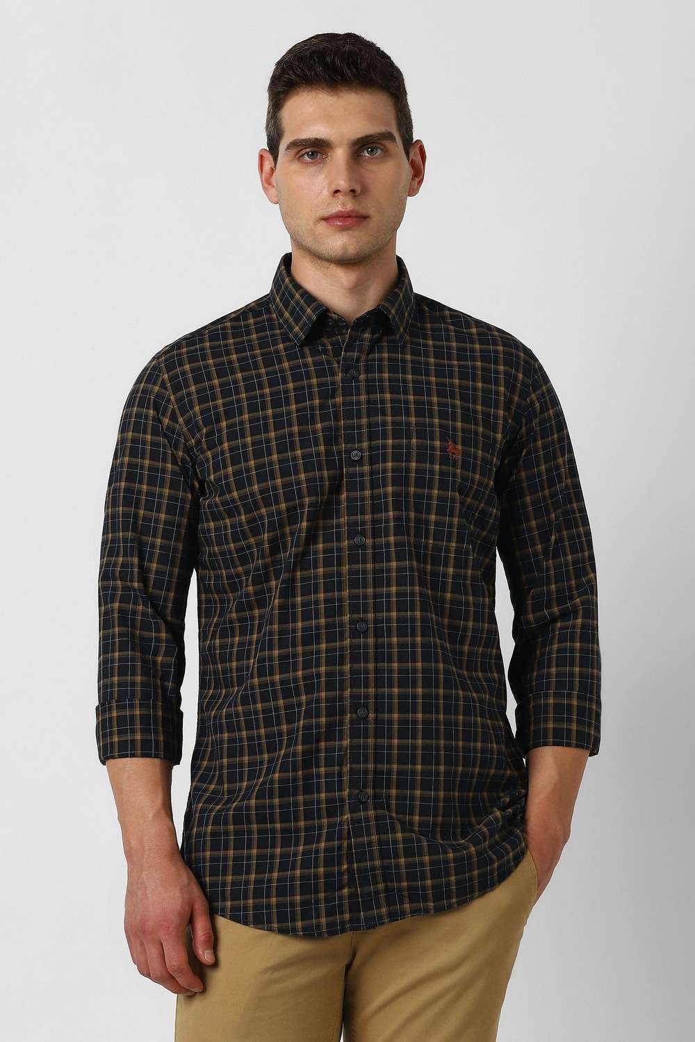 Checks-Cotton-Slim-Fit-Men-s-Casual-Shirt