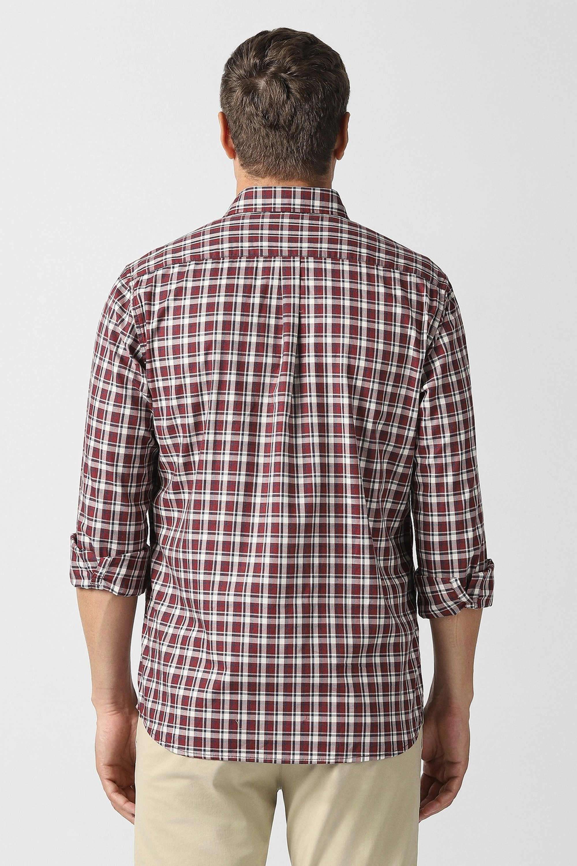 Checks-Cotton-Slim-Fit-Men-s-Casual-Shirt