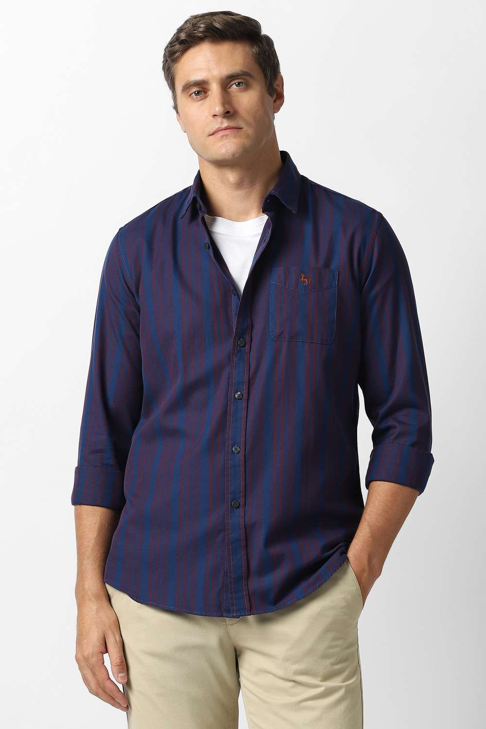 Stripes-Cotton-Slim-Fit-Men-s-Casual-Shirt