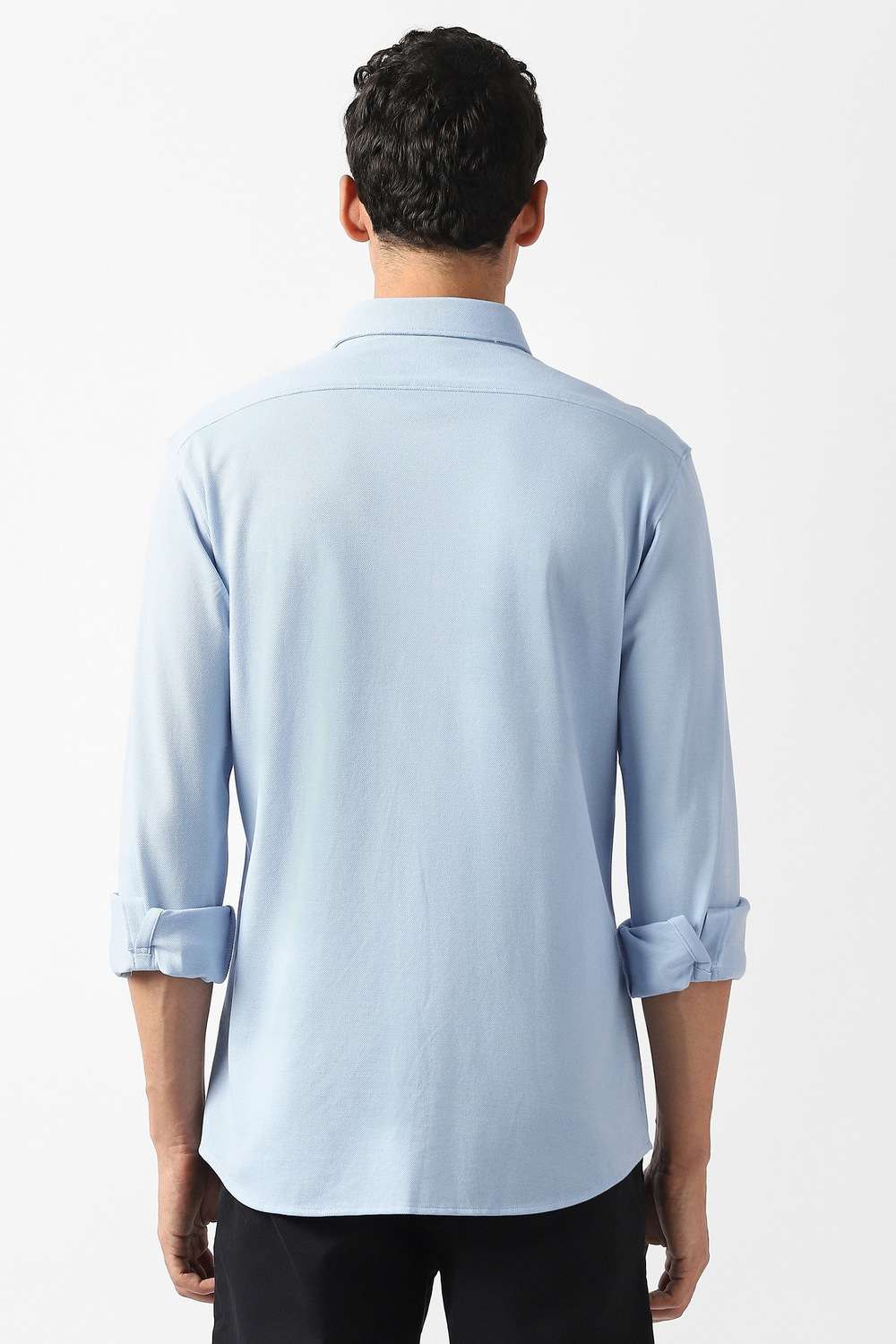 Solid-Cotton-Slim-Fit-Men-s-Casual-Shirt
