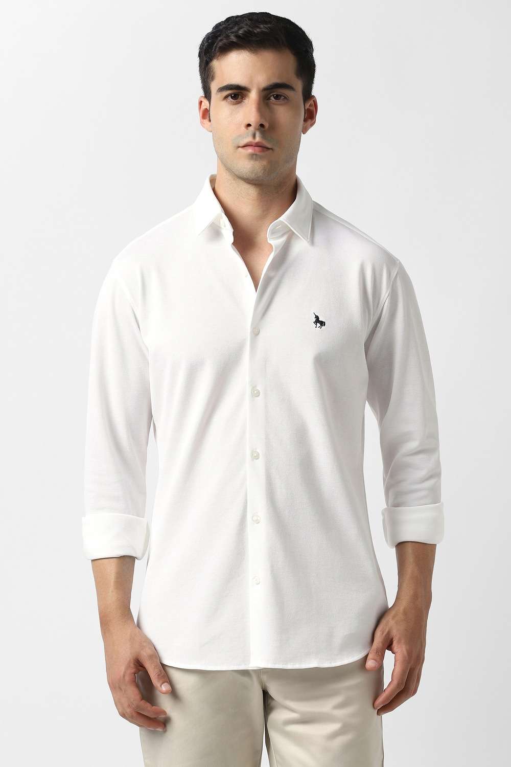 Solid-Cotton-Slim-Fit-Men-s-Casual-Shirt