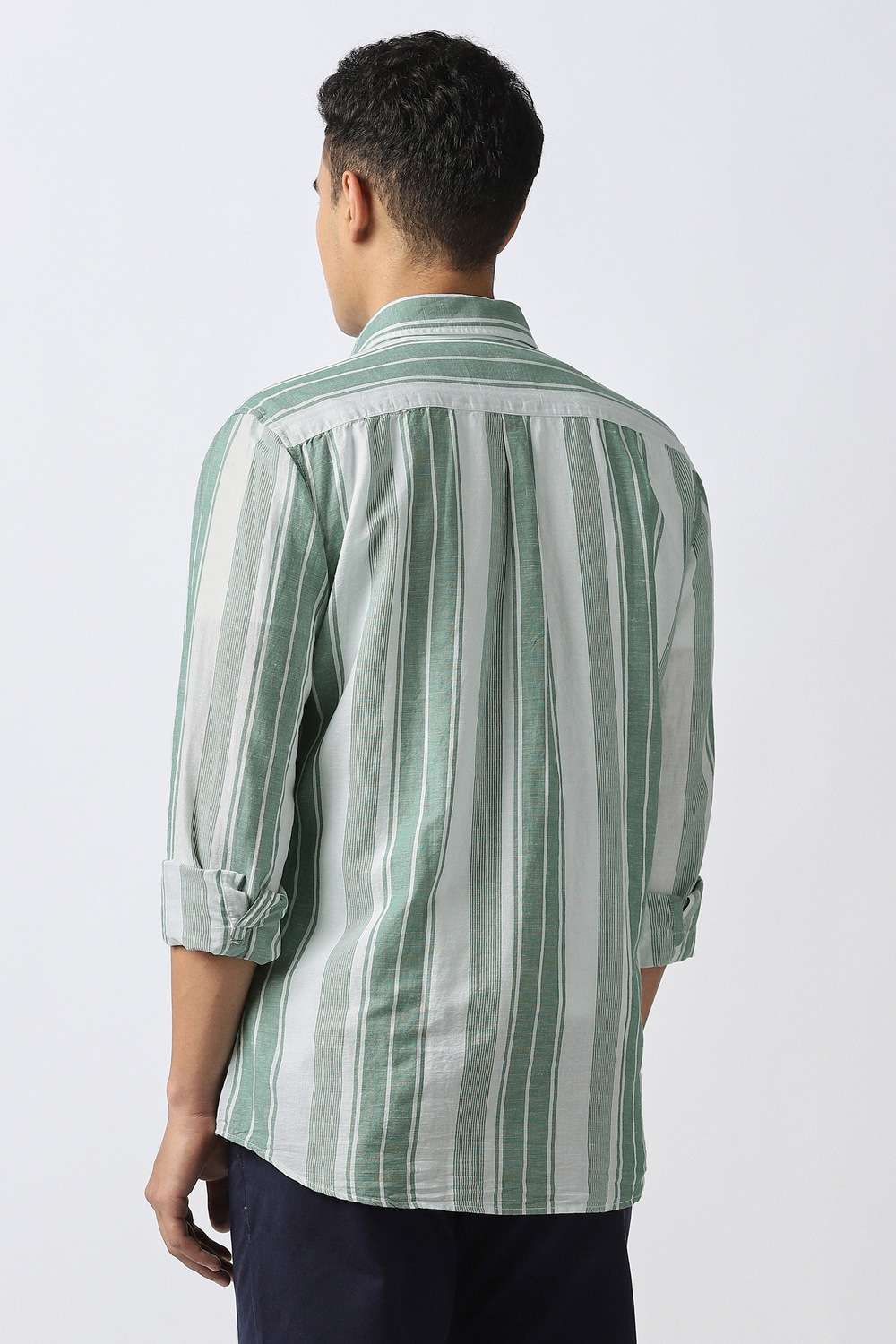 Stripes-Cotton-Linen-Blend-Slim-Fit-Men-s-Casual-Shirt