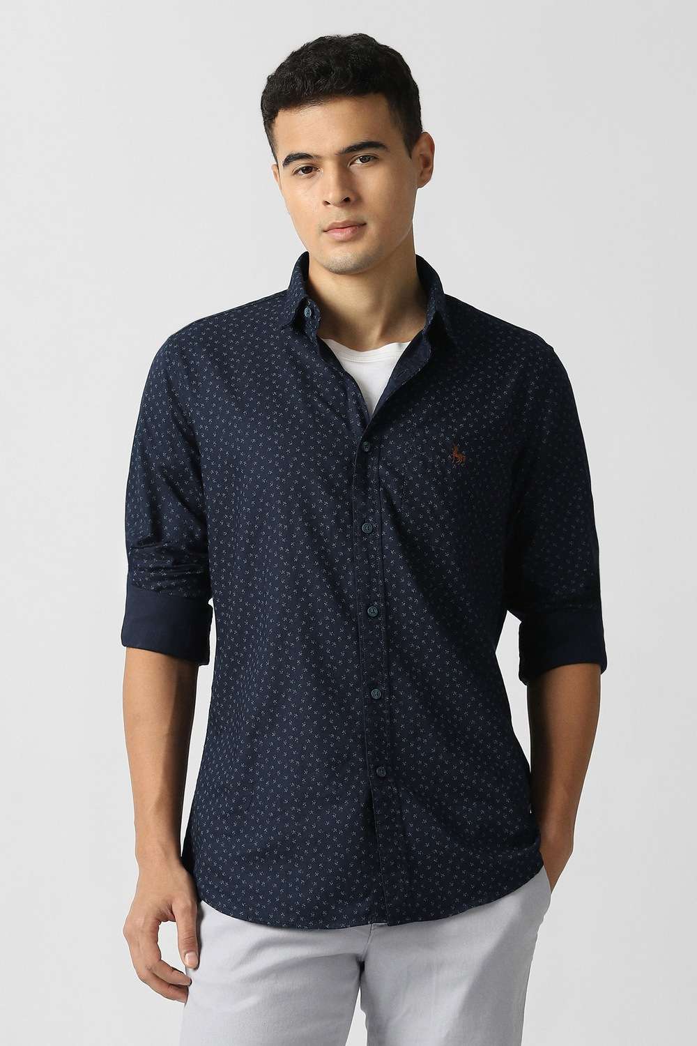 Printed-Cotton-Slim-Fit-Men-s-Casual-Shirt