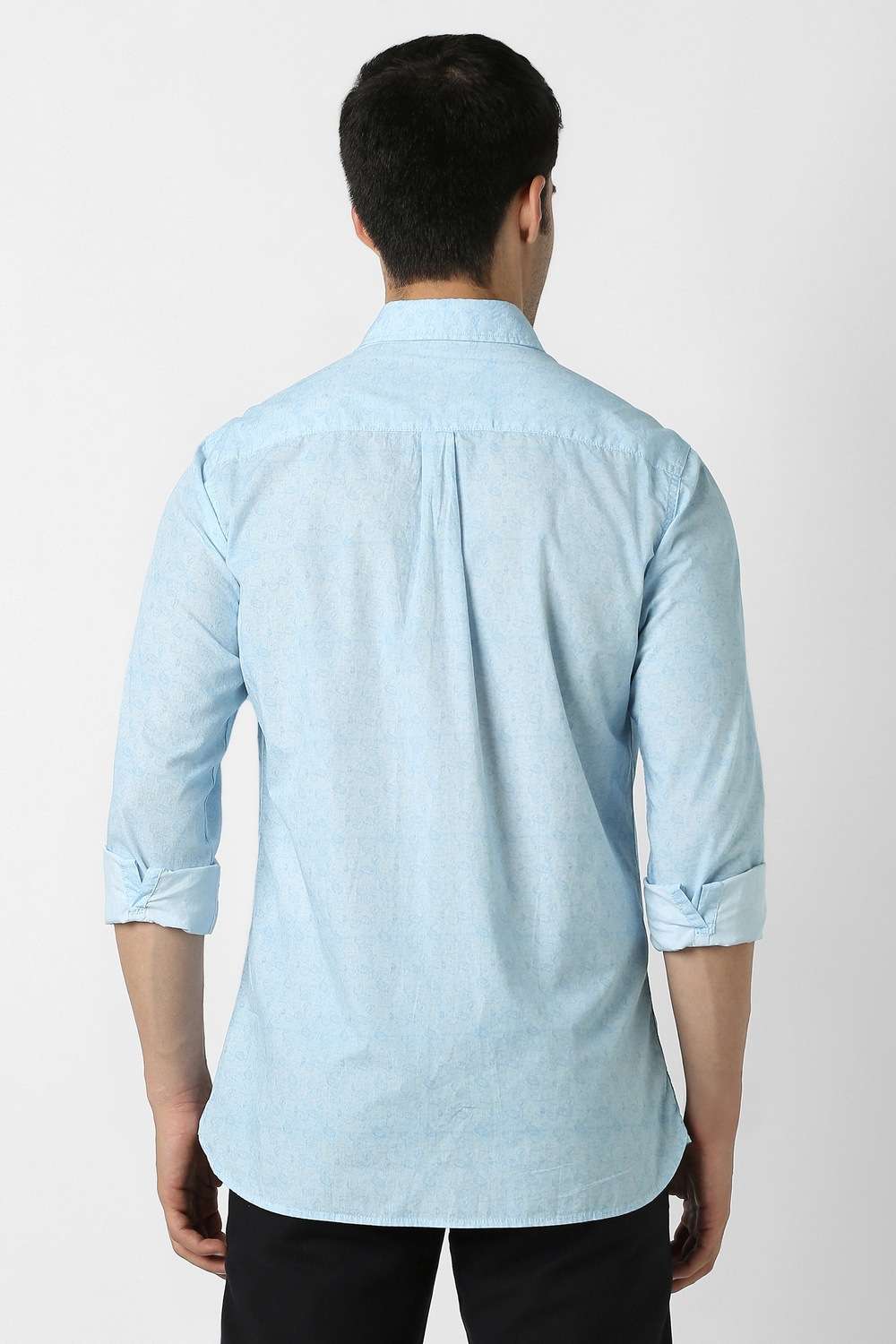 Solid-Cotton-Slim-Fit-Men-s-Casual-Shirt