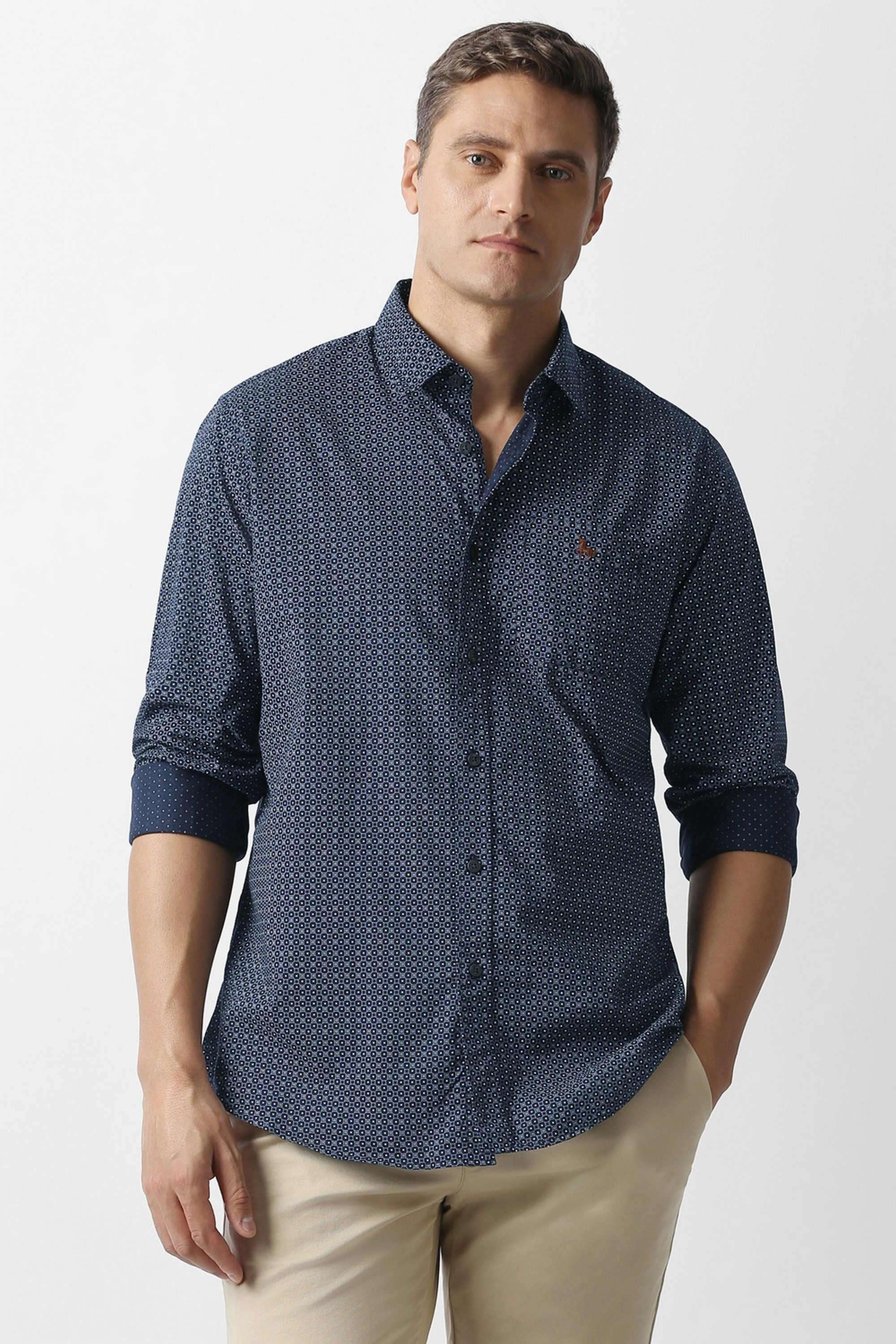 Printed-Cotton-Slim-Fit-Men-s-Casual-Shirt