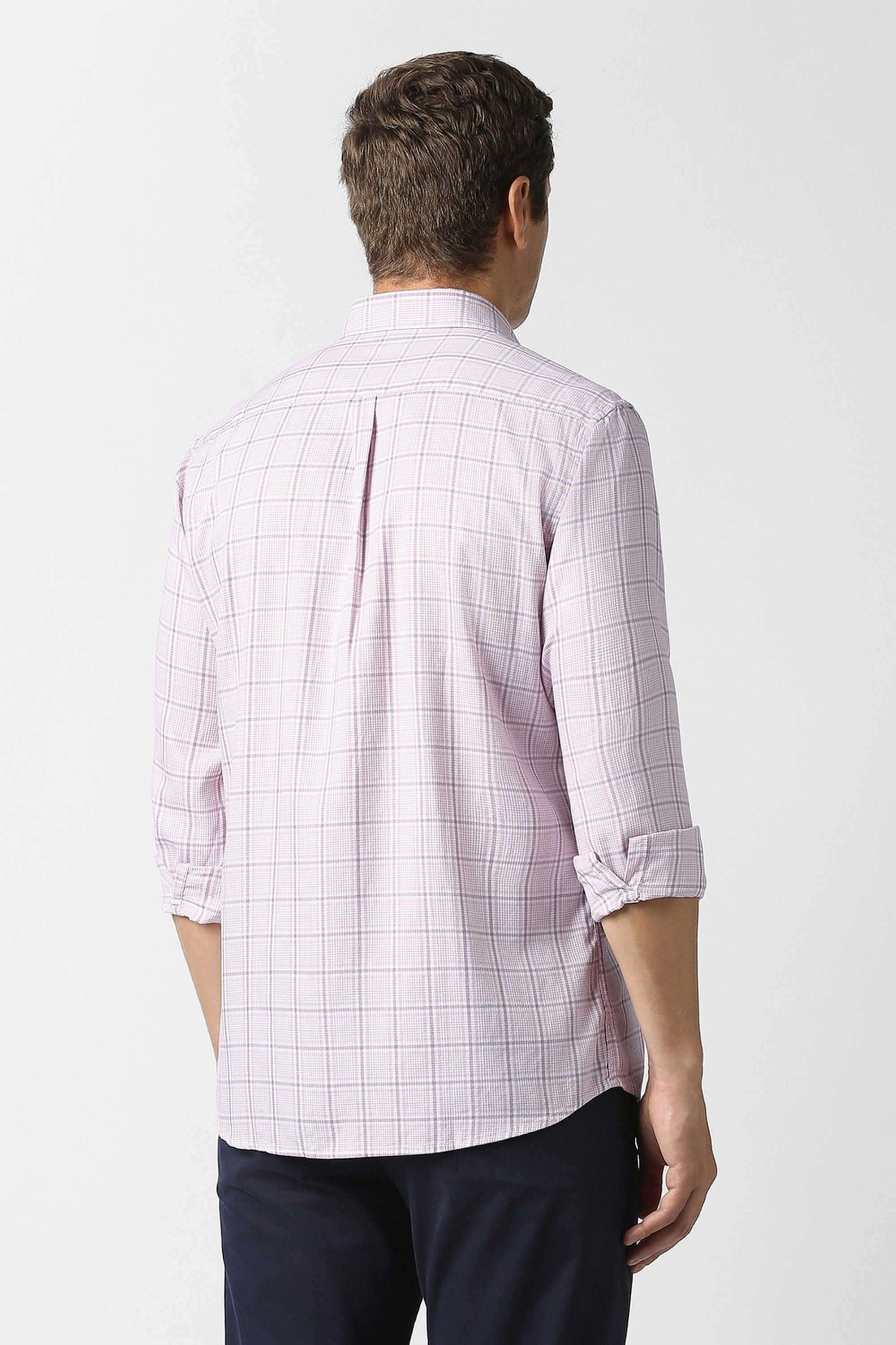 Checks-Cotton-Slim-Fit-Men-Casual-Wear-Shirt
